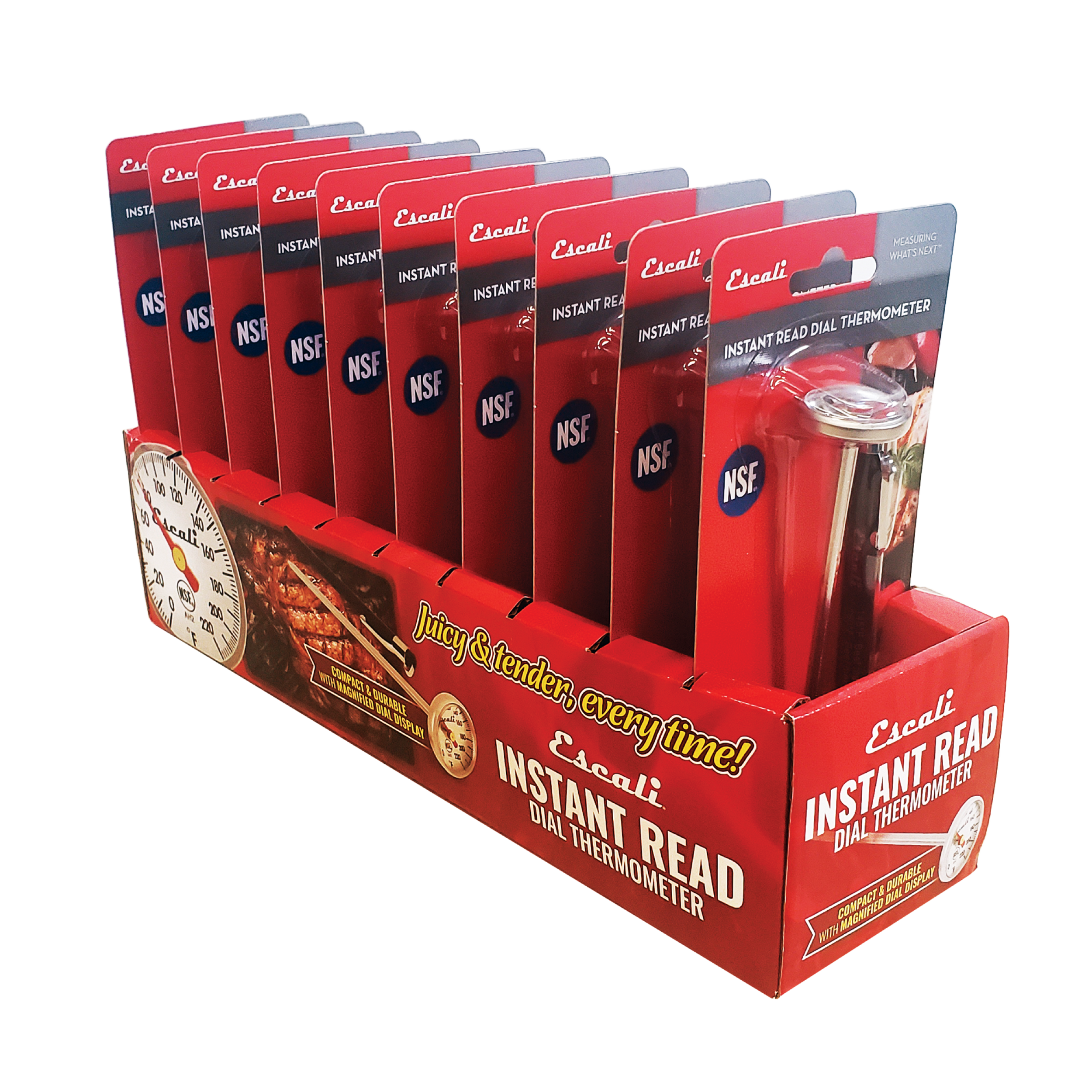 Instant Read Dial Thermometer, CDU 10 Count