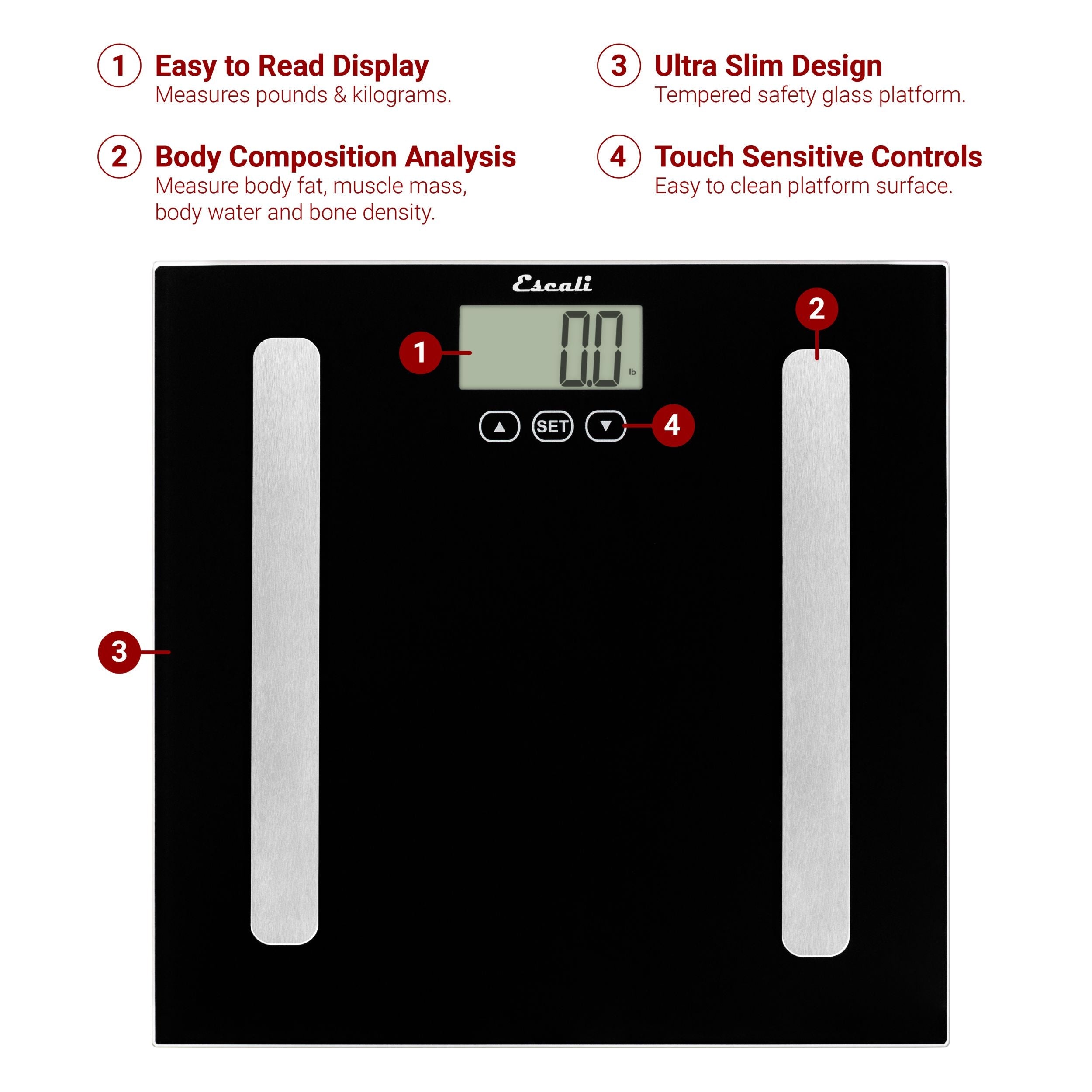 Bath and Kitchen Scale Bundle (BF180-2, SQ157B)