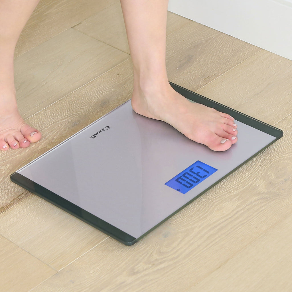 Escali Wide Body Platform Glass Digital Scale