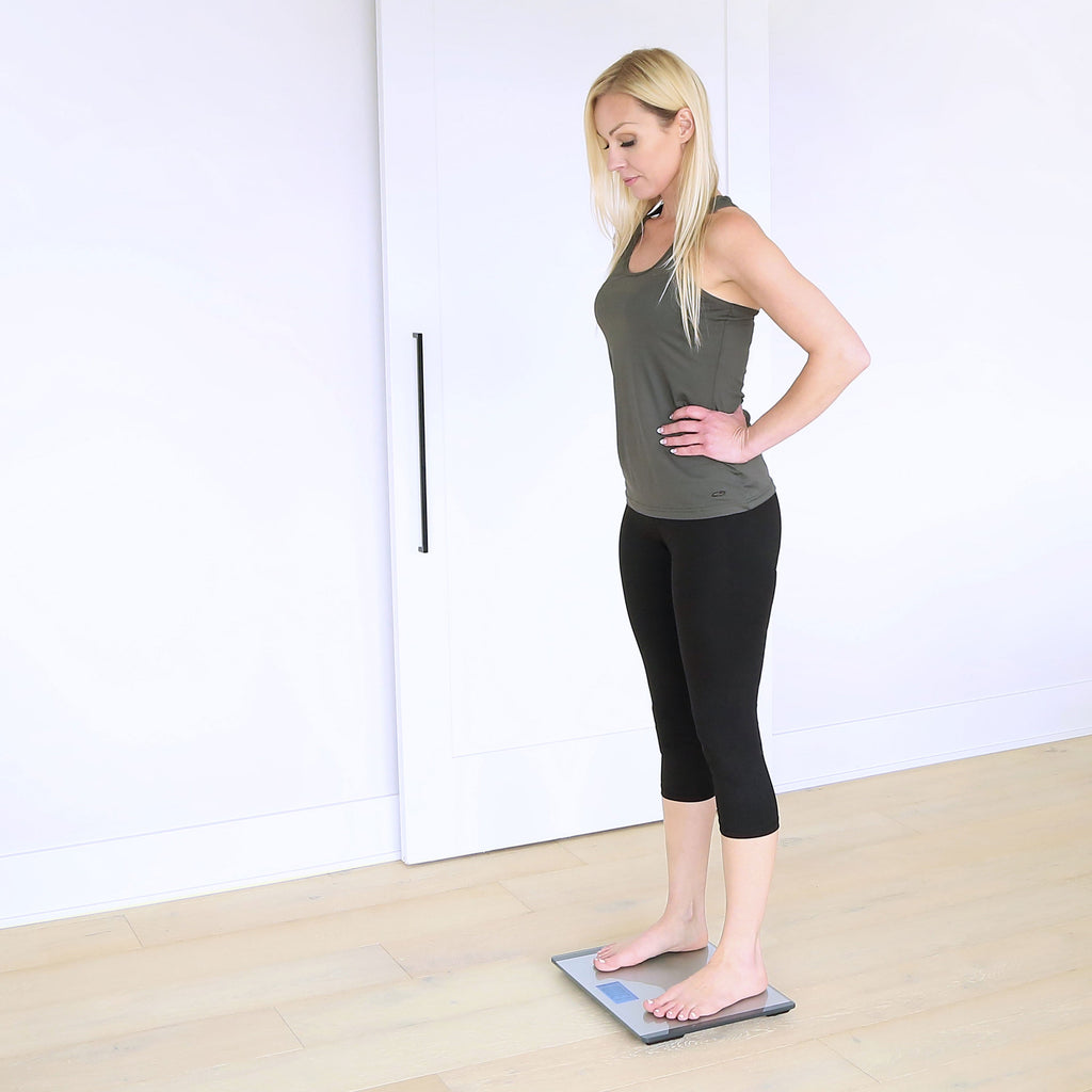 Escali Wide Body Platform Glass Digital Scale