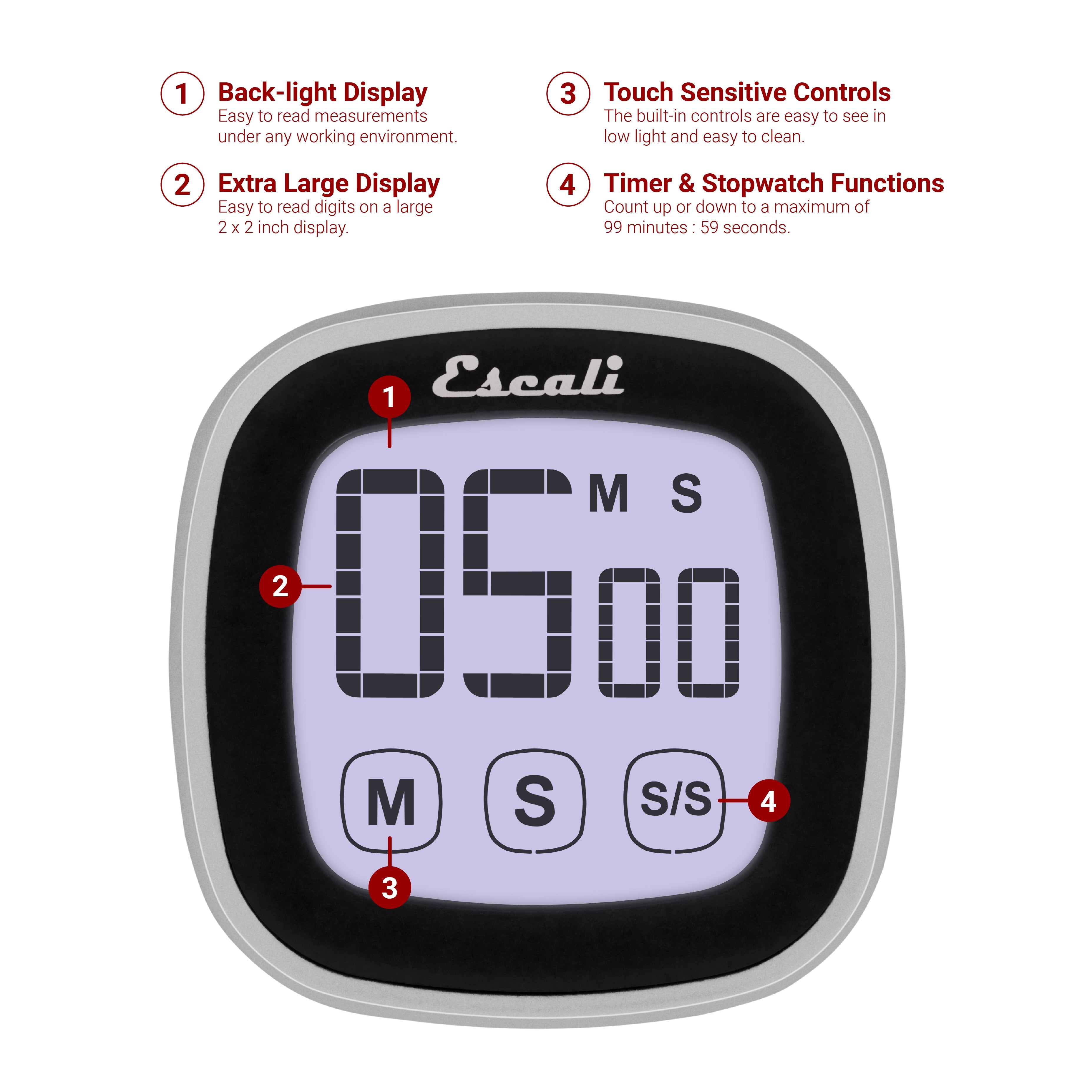 Touch Screen Digital Timer