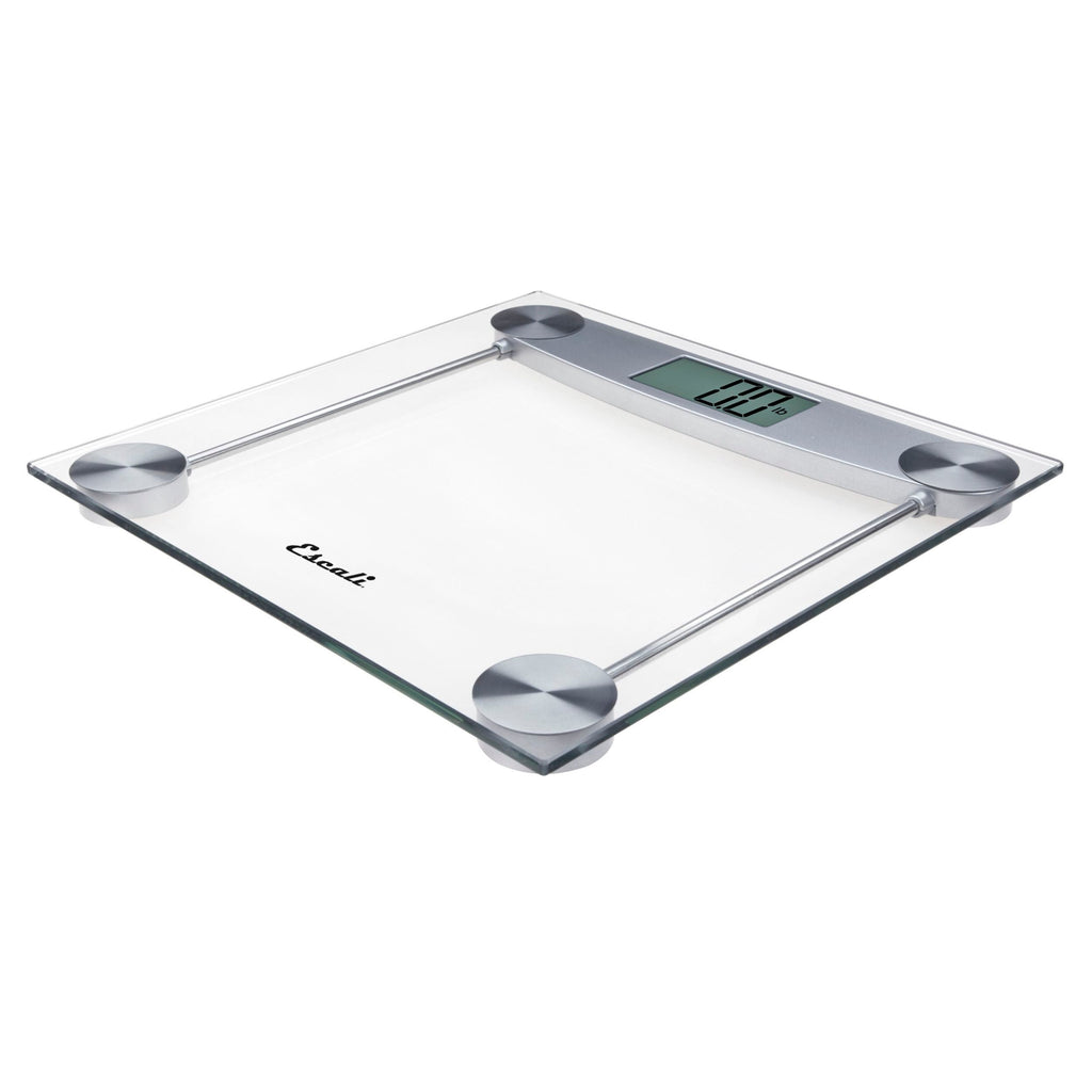 Clear Glass Bathroom Scale - Square