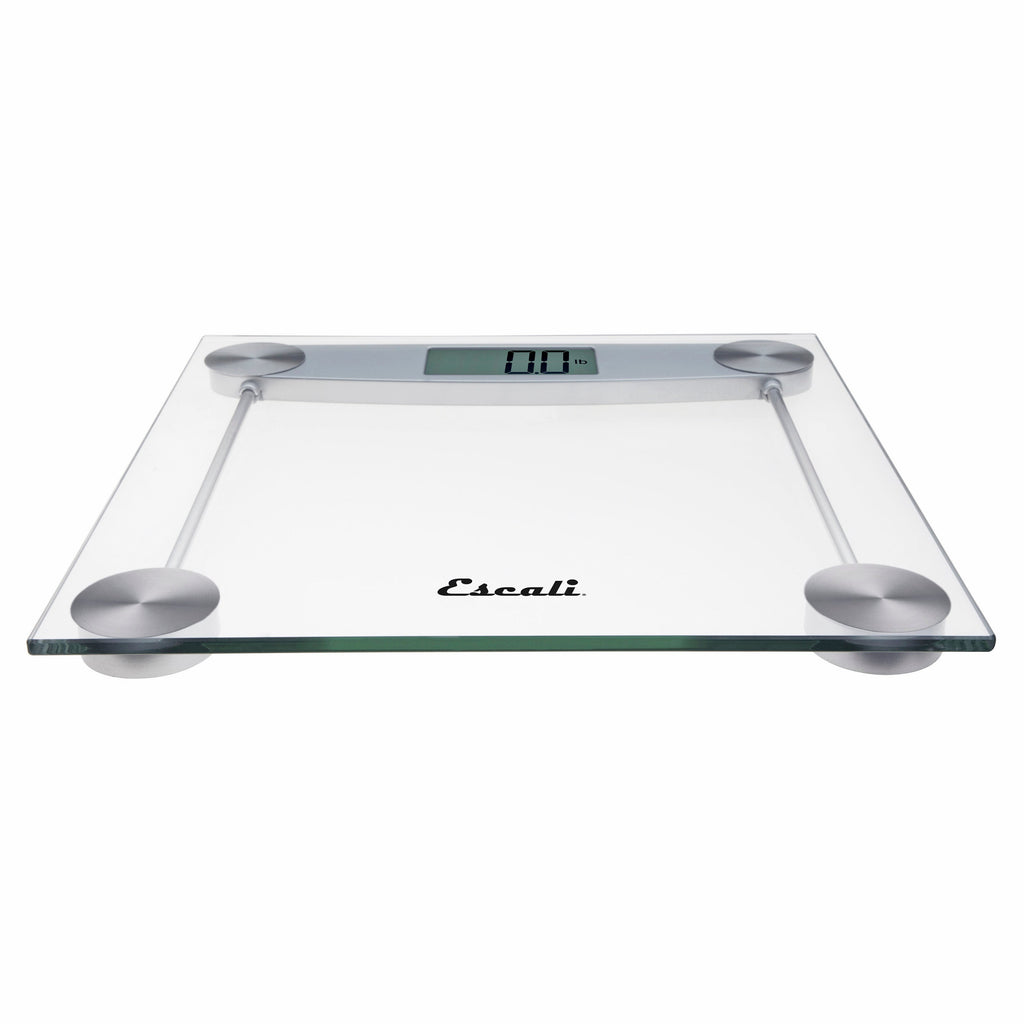 Clear Glass Bathroom Scale - Square