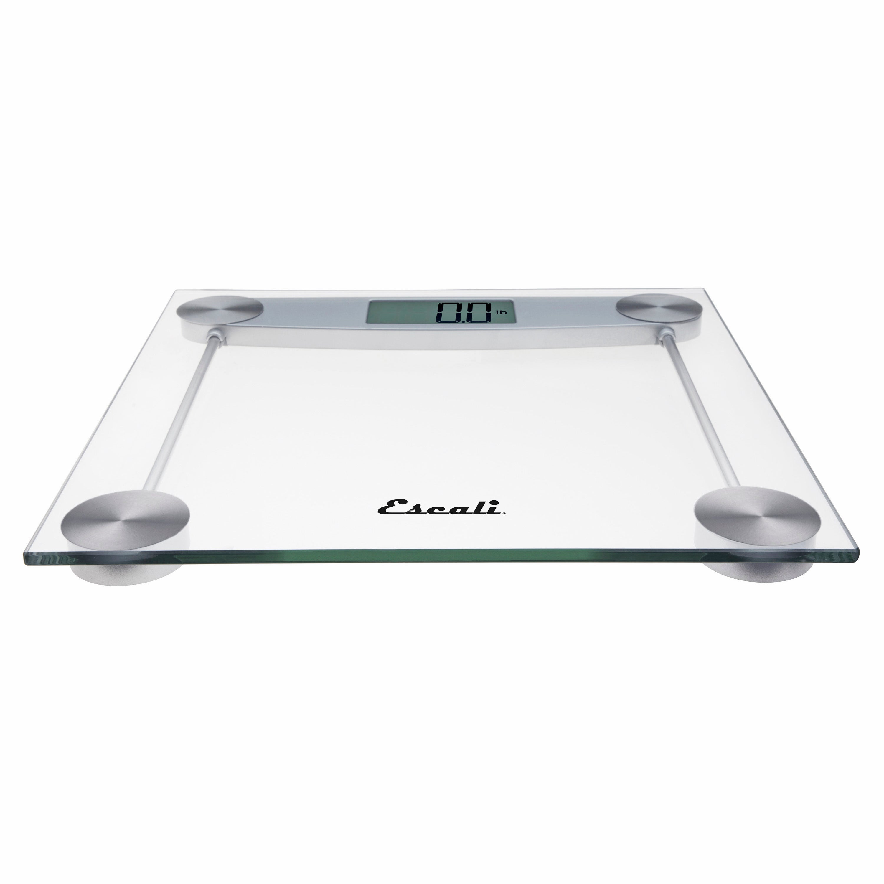 Clear Glass Bathroom Scale - Square