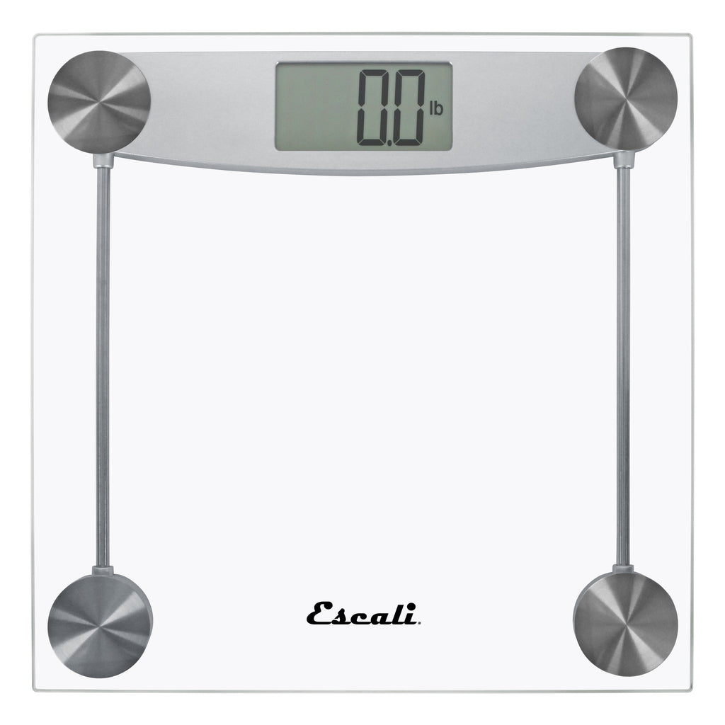 Clear Glass Bathroom Scale - Square