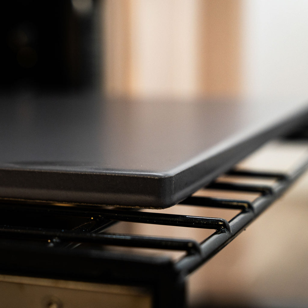 Glazed Rectangular Pizza Stone, 14x16-Inch, Grey