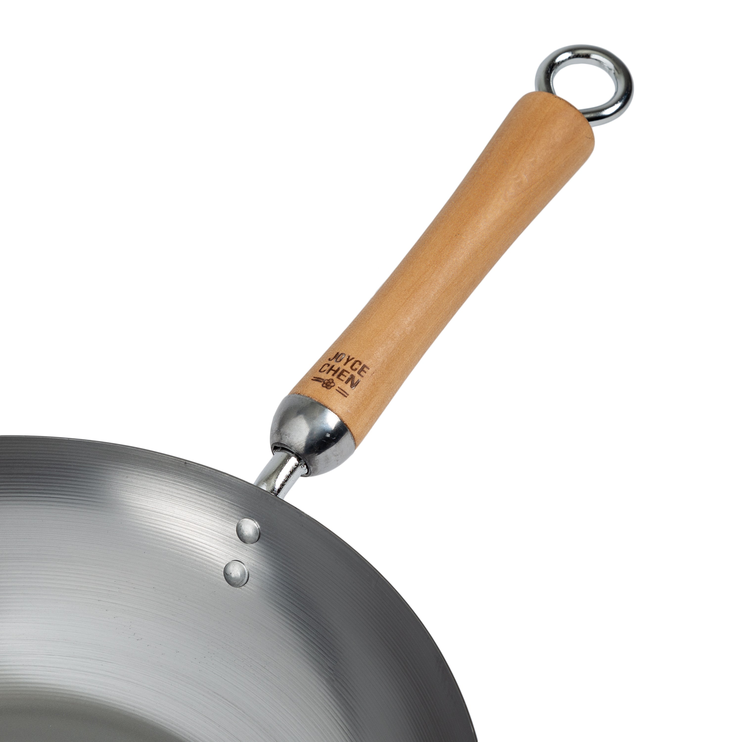 Classic Series 12-Inch Carbon Steel Stir Fry Pan with Birch Handle
