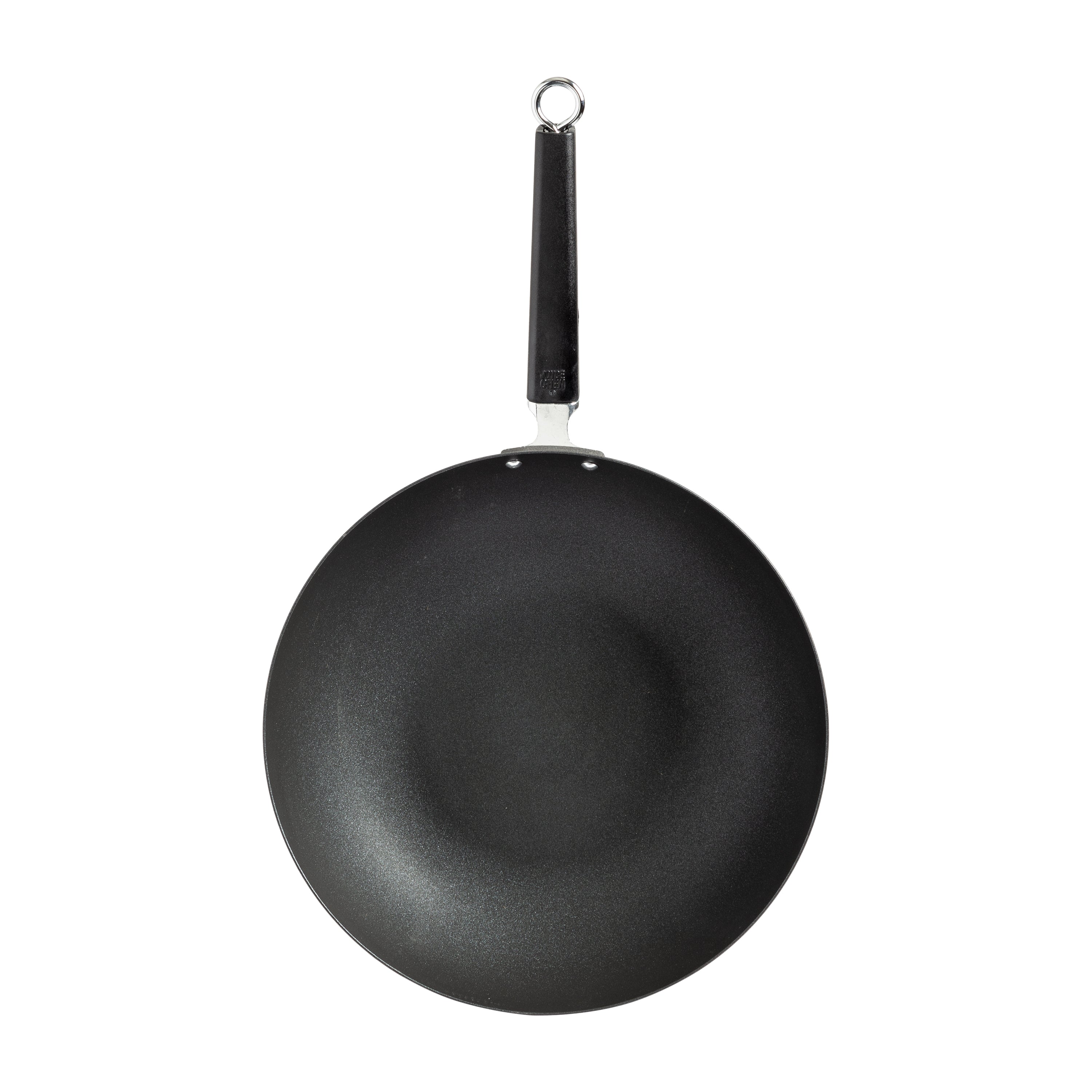 Professional Series 12-Inch Carbon Steel Excalibur Nonstick Stir Fry Pan with Phenolic Handle