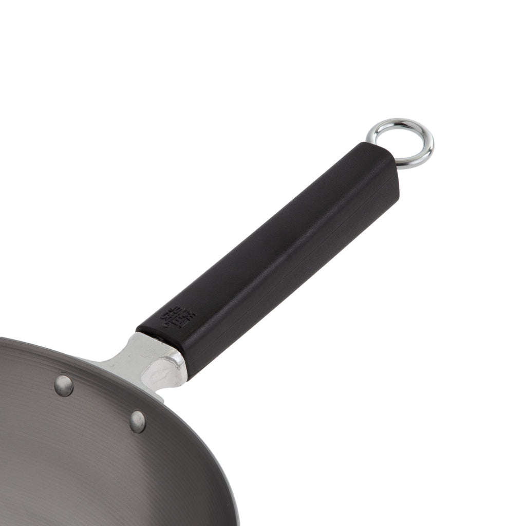 Professional Series 12-Inch Carbon Steel Stir Fry Pan with Phenolic Handle