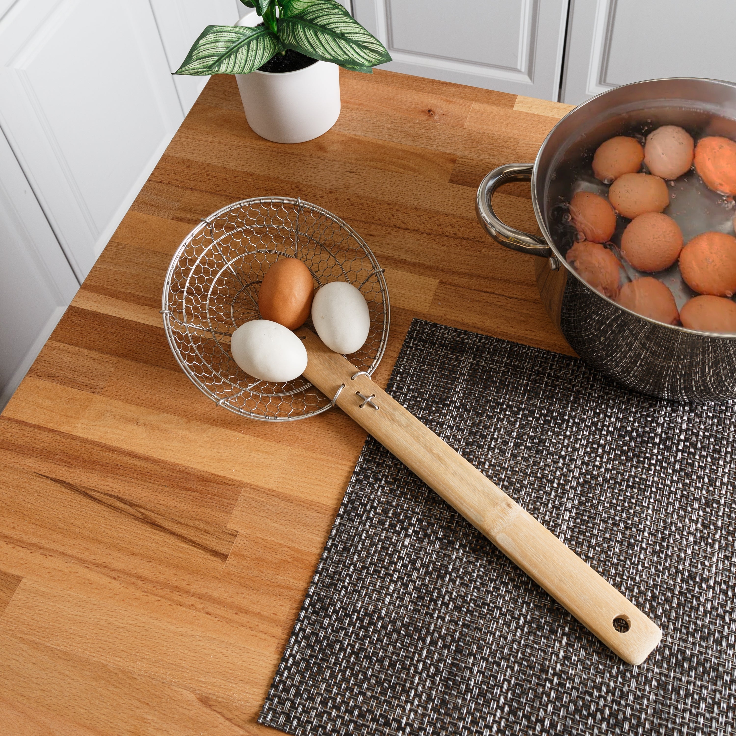 Stainless Steel Spider Strainer, 7-Inch