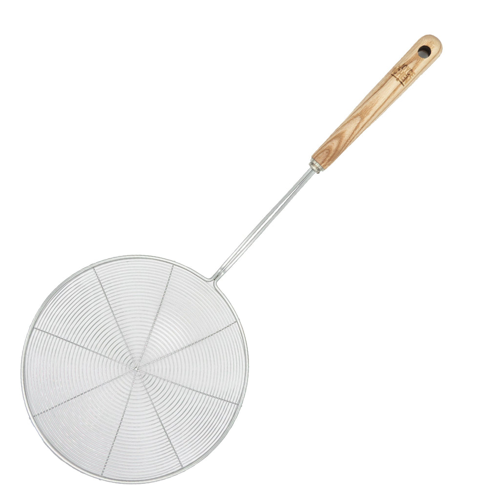 Deluxe Stainless Steel Spider Strainer, 7-Inch Basket