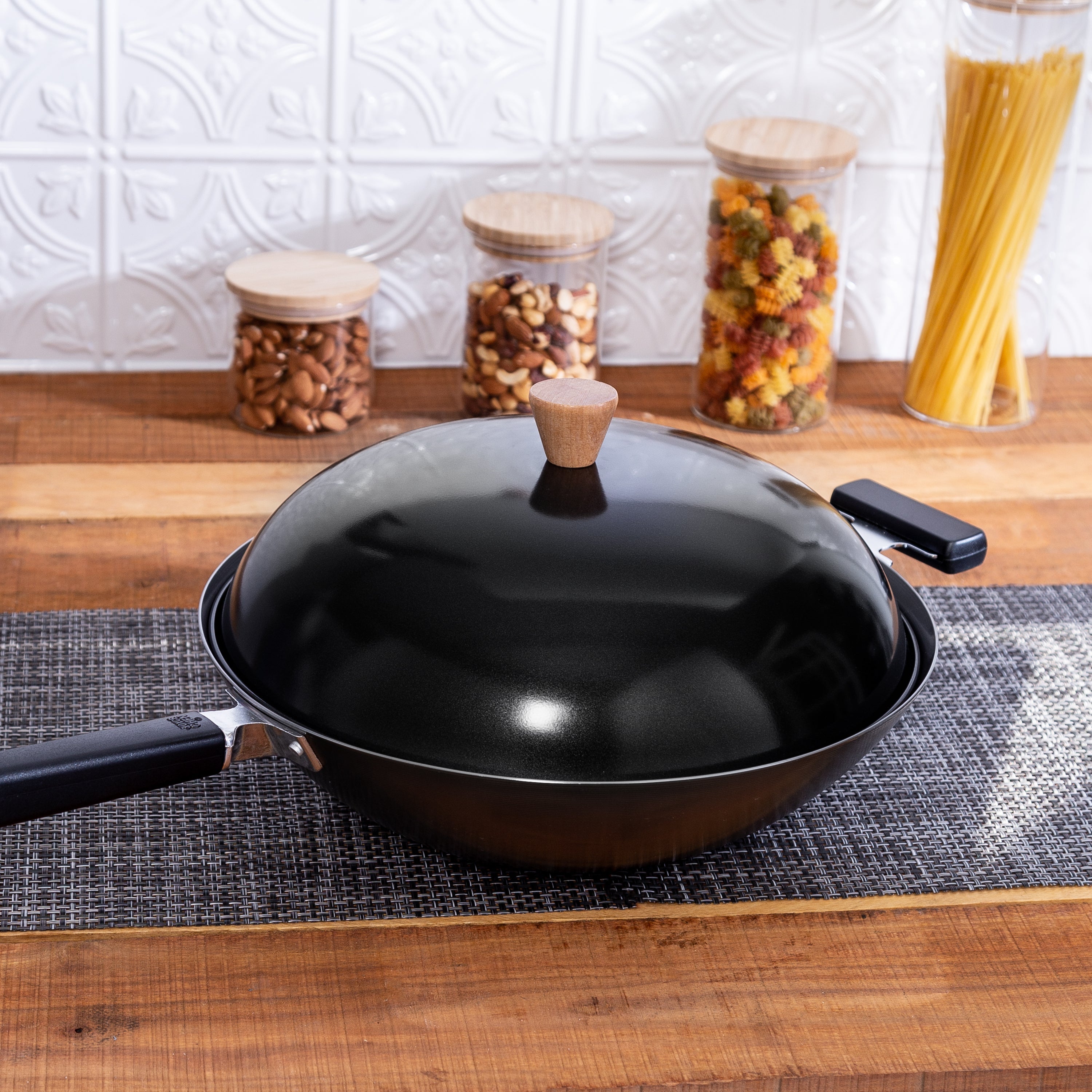 Professional Series Uncoated 14" Wok Bundle, 12 piece