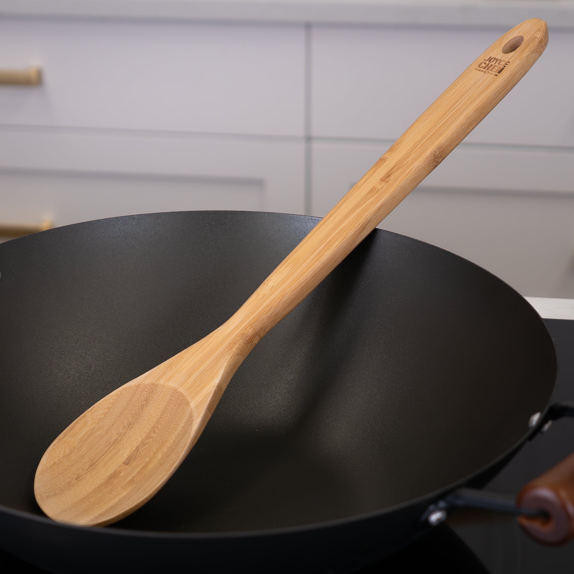 Burnished Bamboo Mixing Spoon, 18-Inch