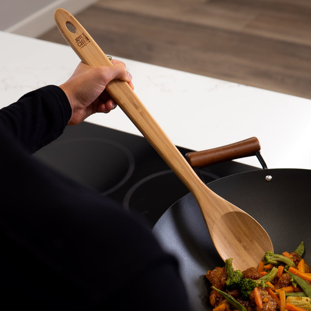 Burnished Bamboo Mixing Spoon, 18-Inch