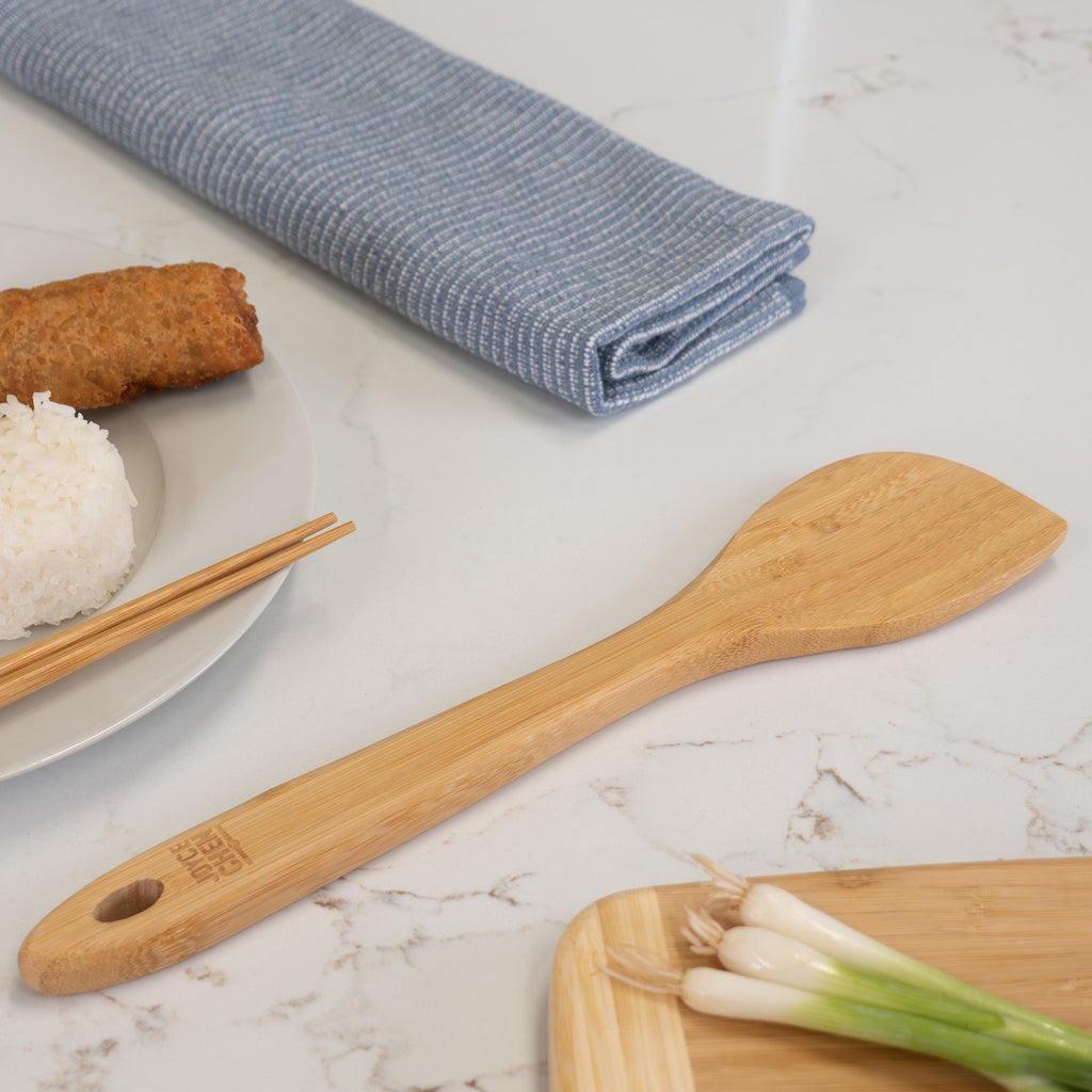 Burnished Bamboo Wok Spatula, 13-Inch