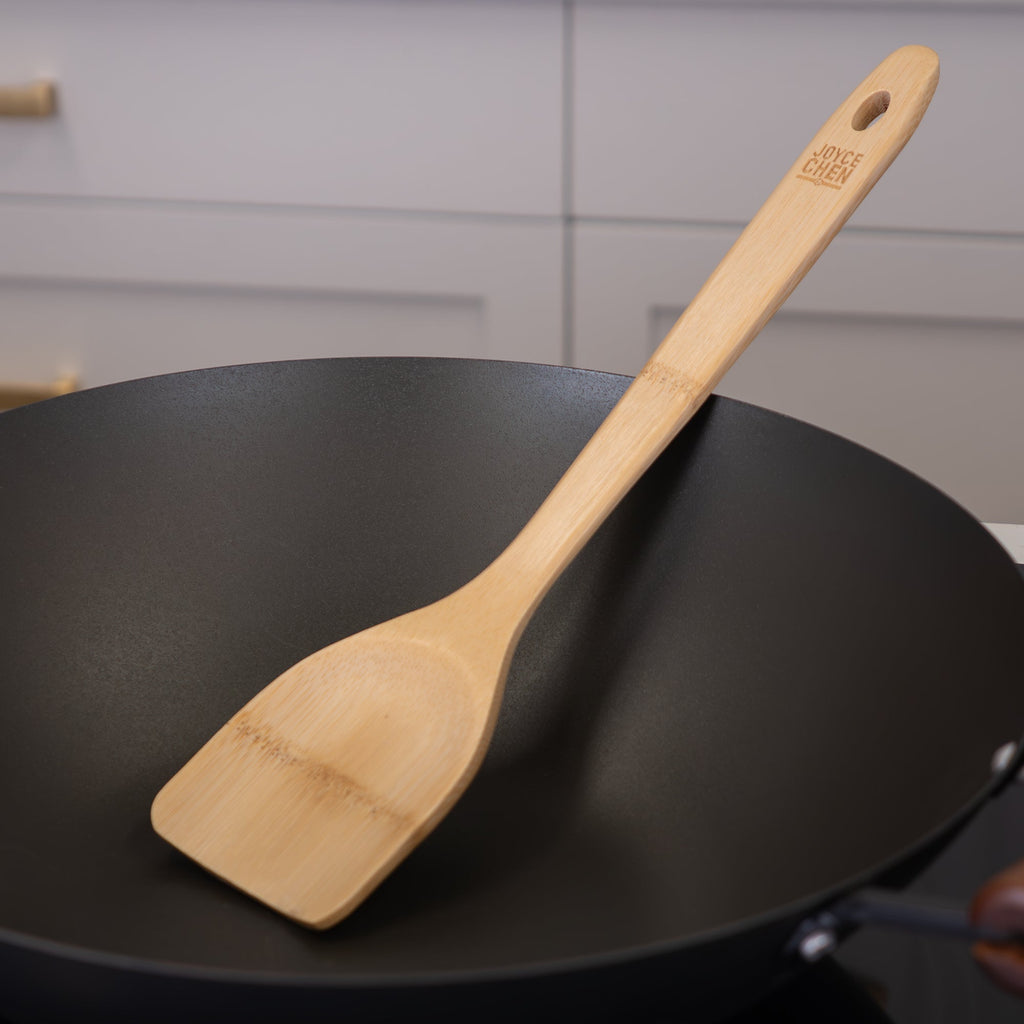 Burnished Bamboo Stir Fry Spatula, 14-Inch