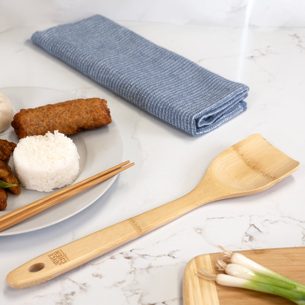 Burnished Bamboo Stir Fry Spatula, 14-Inch