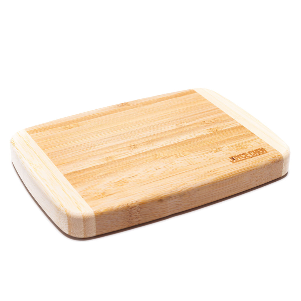 Compact Burnished Bamboo Cutting Board, 5x7 Inches