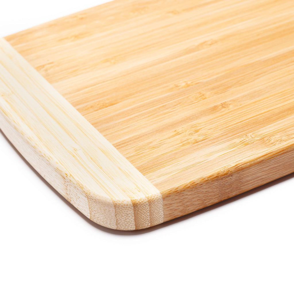 Medium Burnished Bamboo Cutting Board, 8x12 Inches