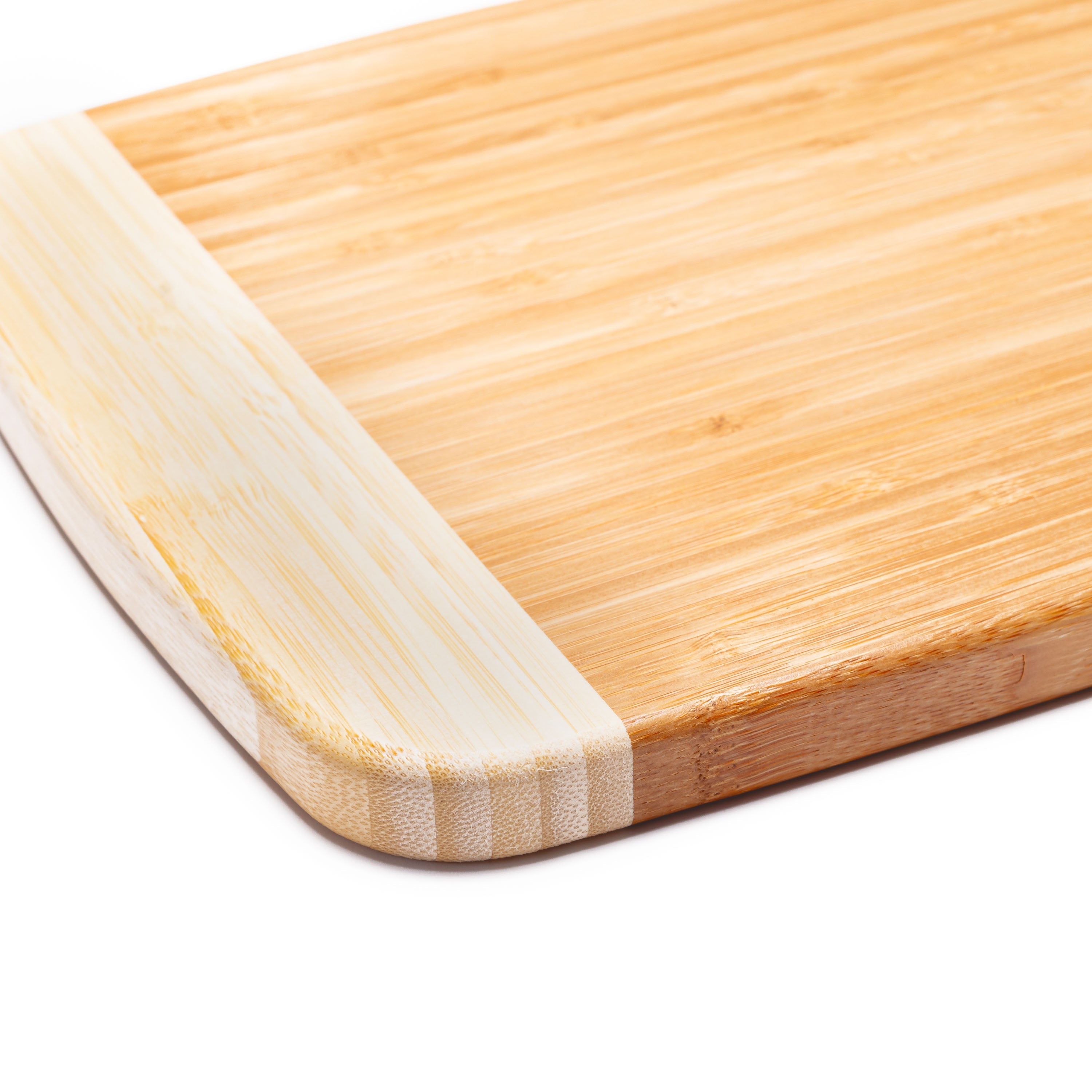 Large Burnished Bamboo Cutting Board, 10x15-Inch