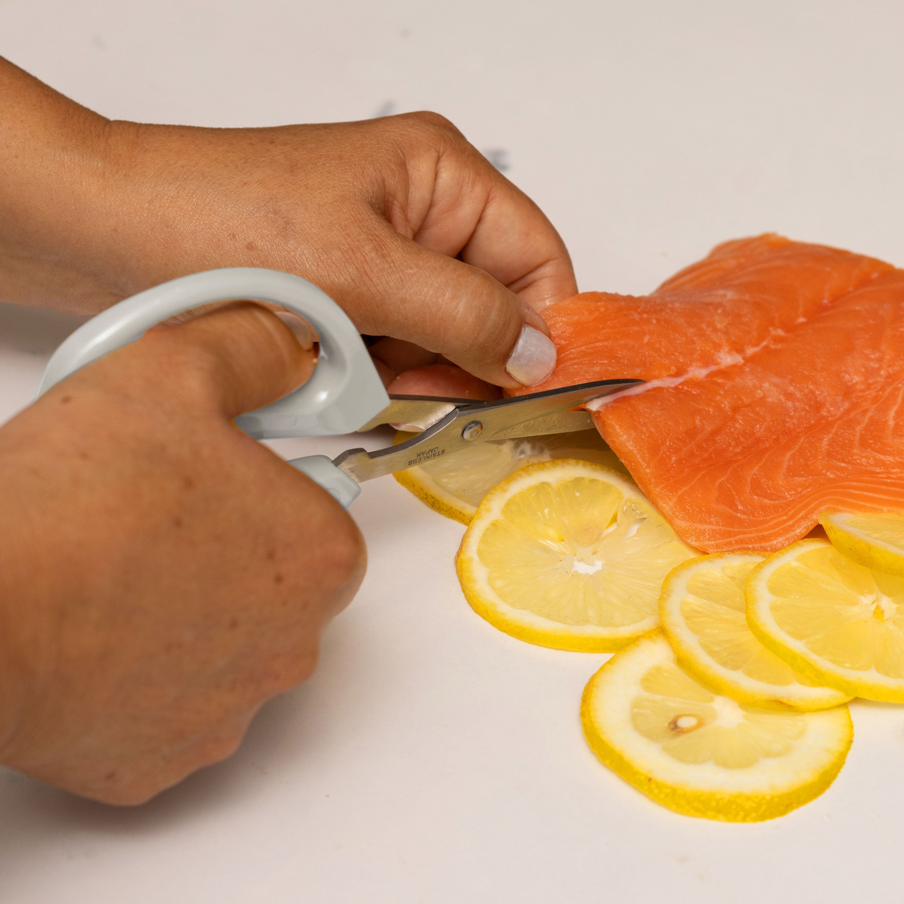 Original Unlimited Kitchen Scissors with White Handles