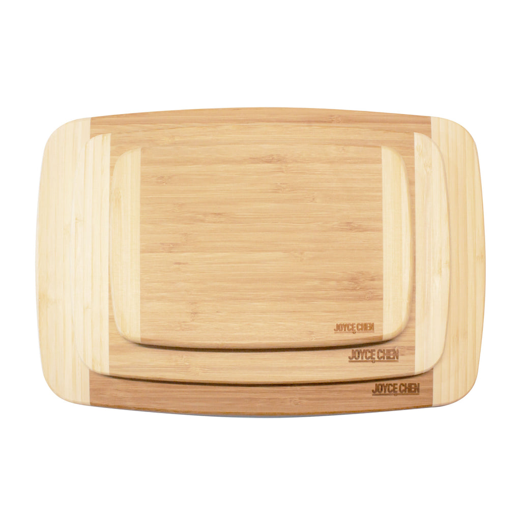 Burnished Bamboo Cutting Board Set, 3 pack