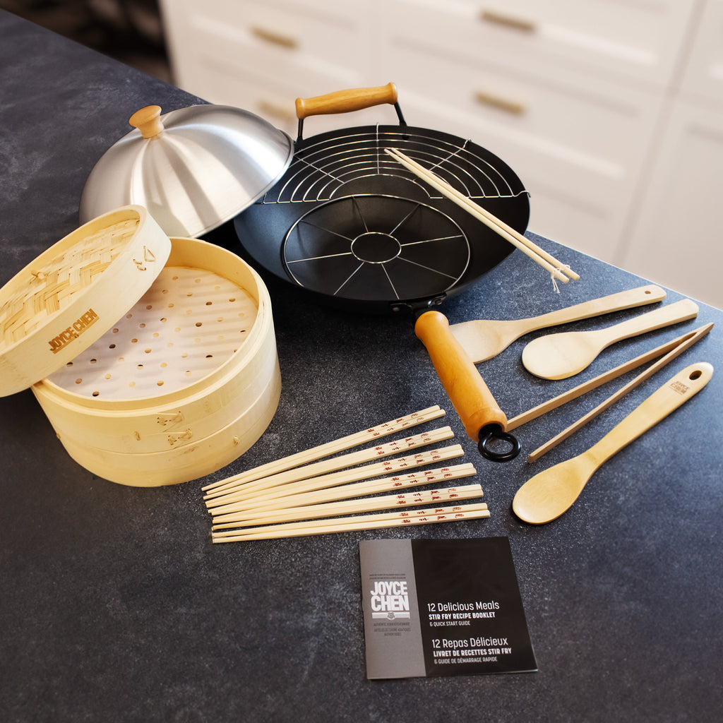 Professional Series Nonstick 14" Wok Bundle, 13 piece