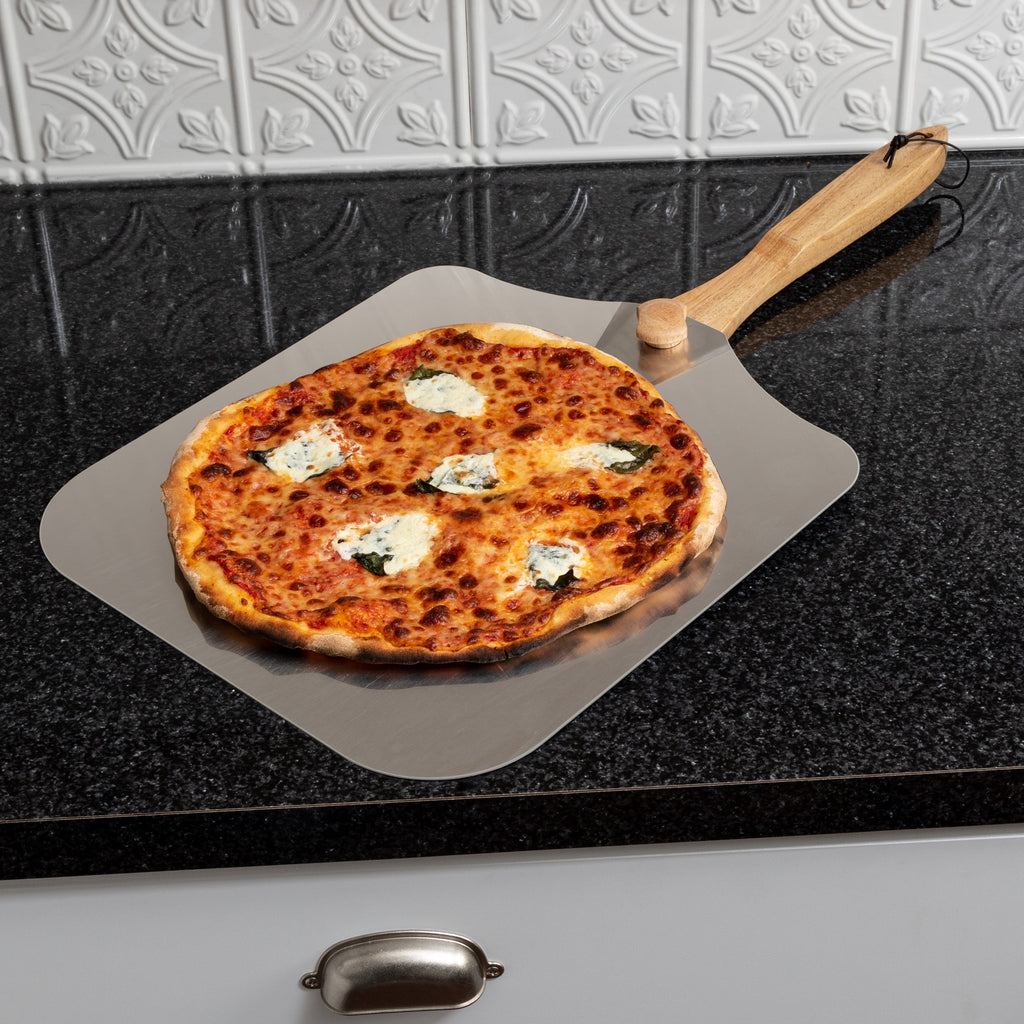 Pizza Peel With Folding Handle, 14x16-Inch