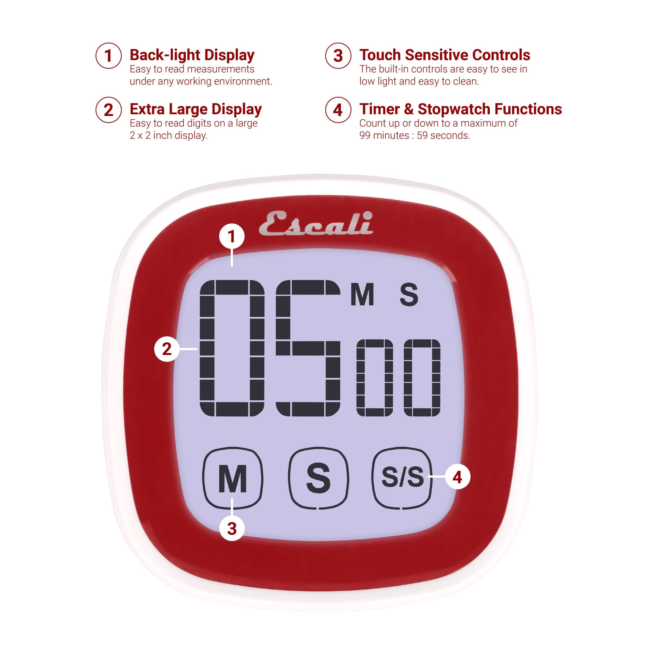 Touch Screen Digital Timer