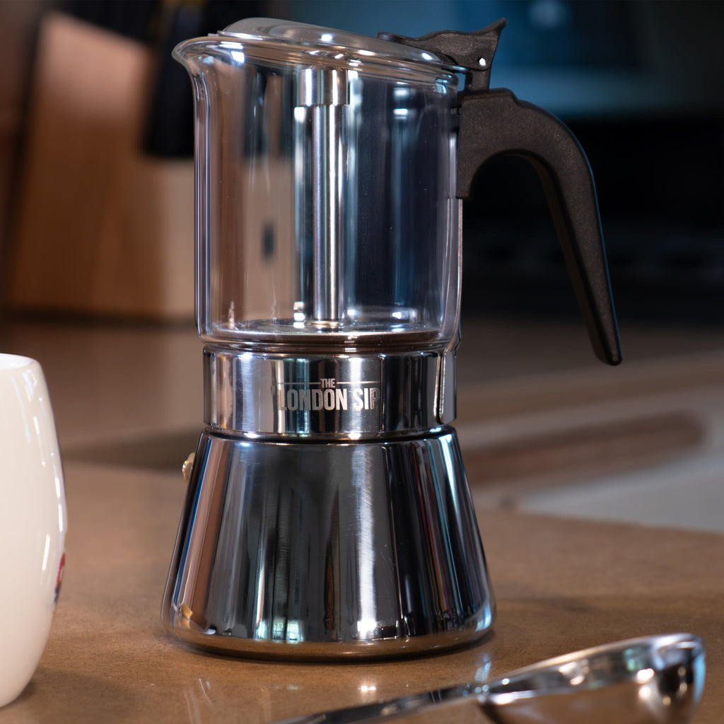 Glass Stovetop Espresso Coffee Maker
