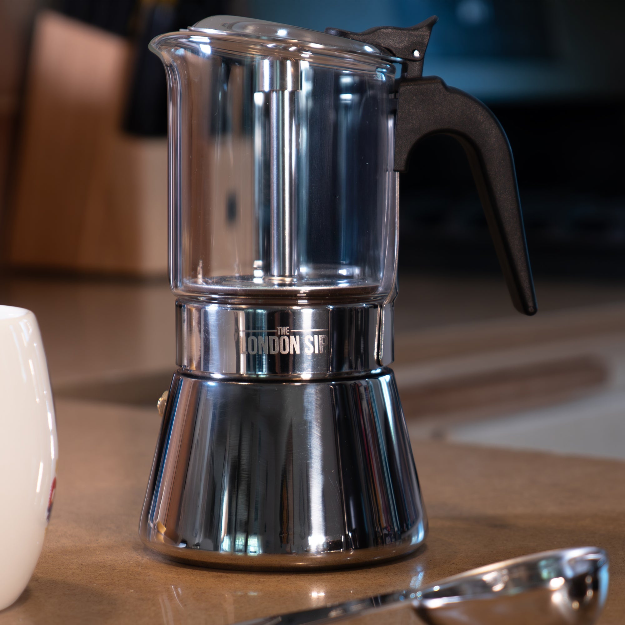 Glass Stovetop Espresso Coffee Maker