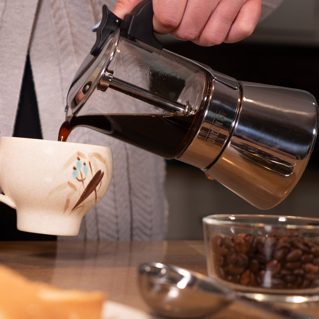 Glass Stovetop Espresso Coffee Maker