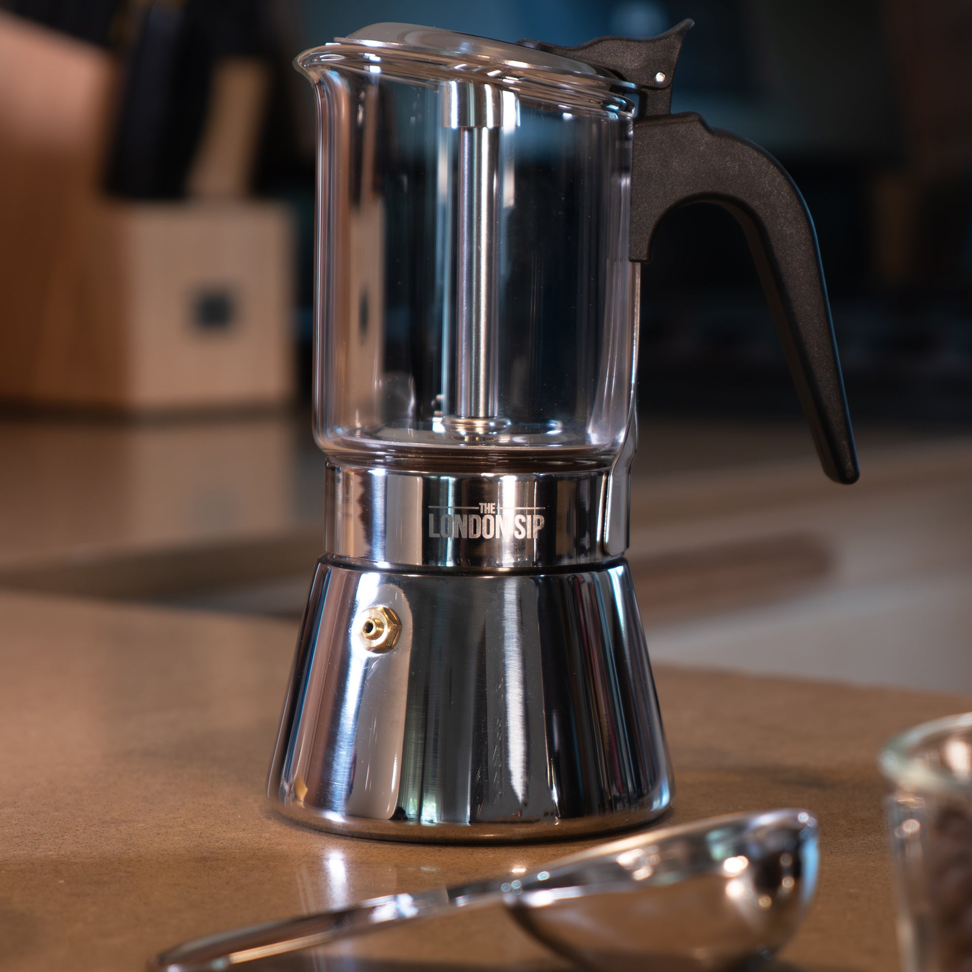 Glass Stovetop Espresso Coffee Maker