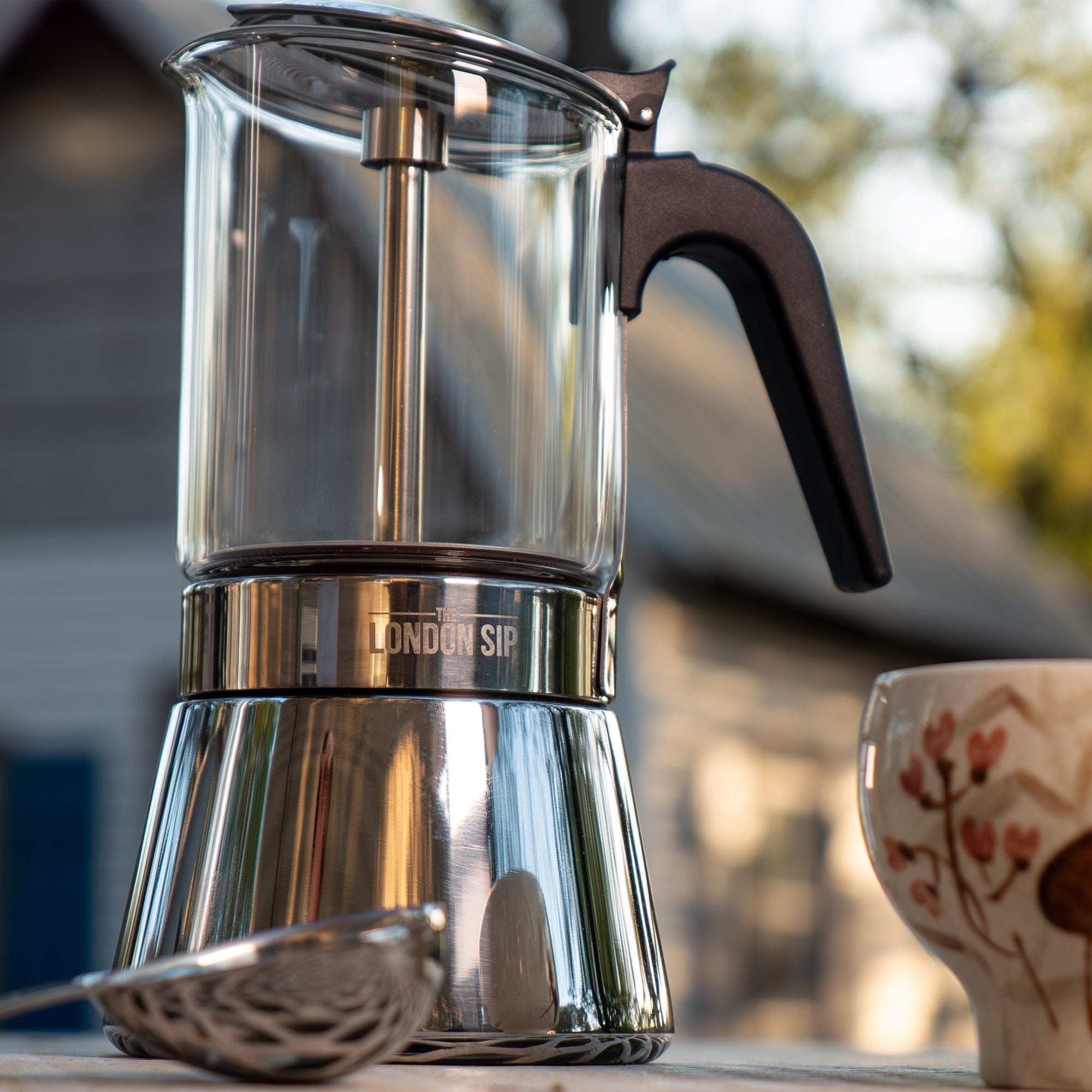 Glass Stovetop Espresso Coffee Maker