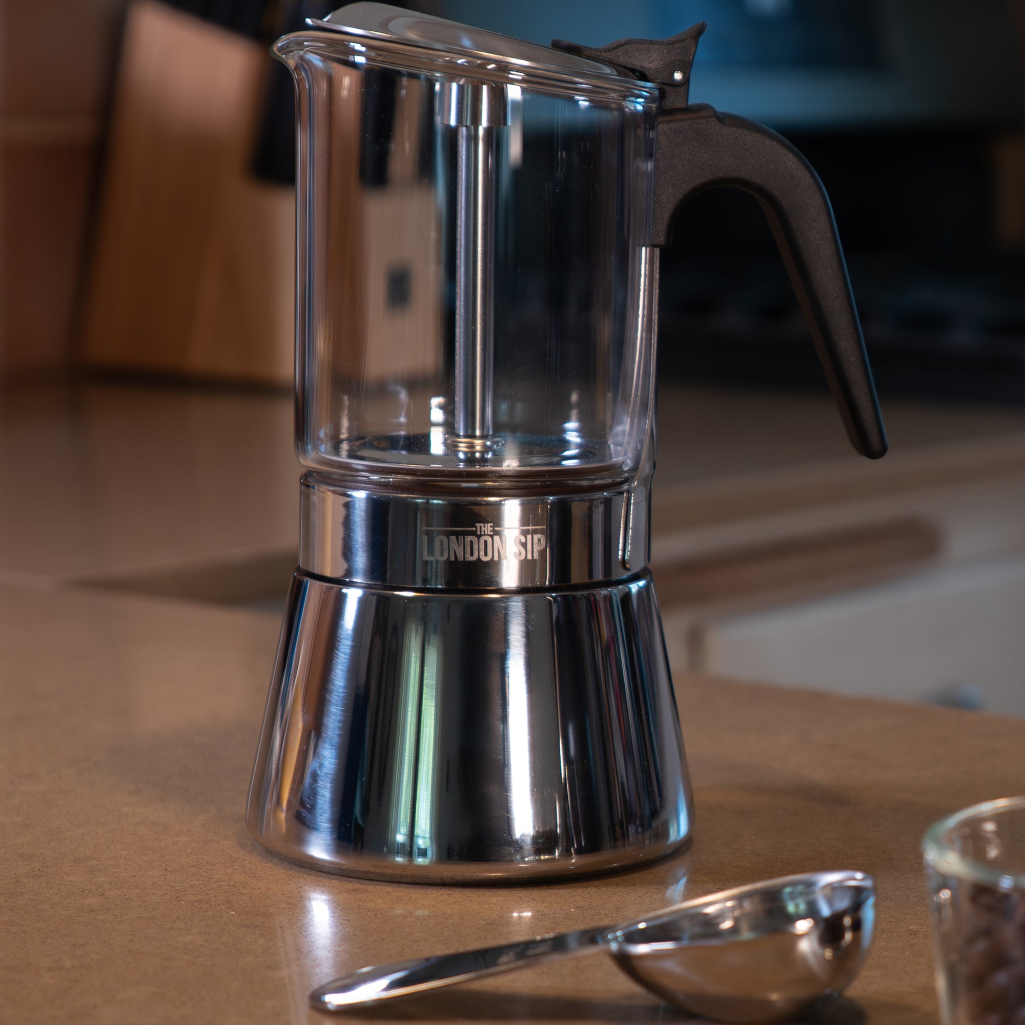 Glass Stovetop Espresso Coffee Maker
