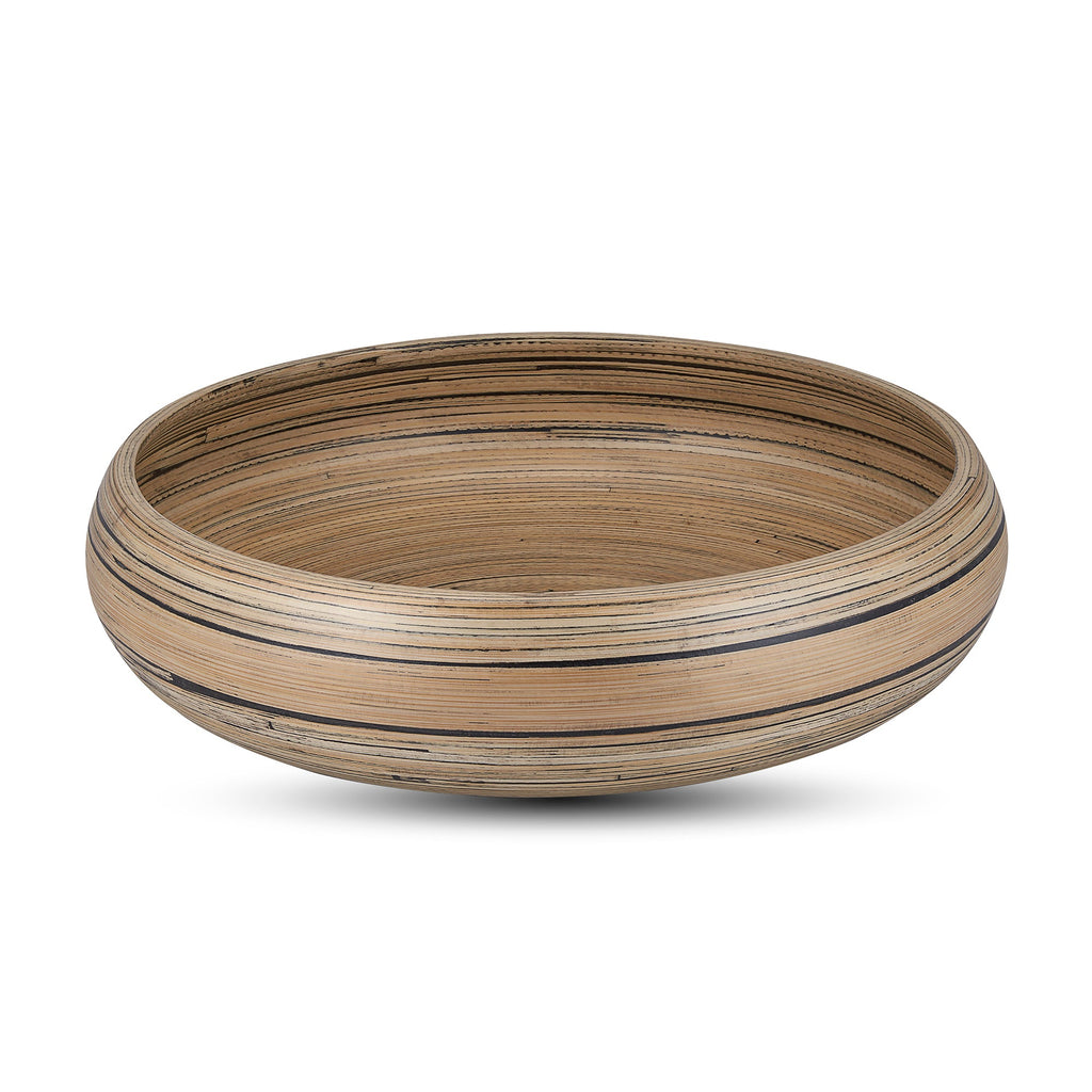 Lexa Bamboo Fruit Bowl, 12 Inch