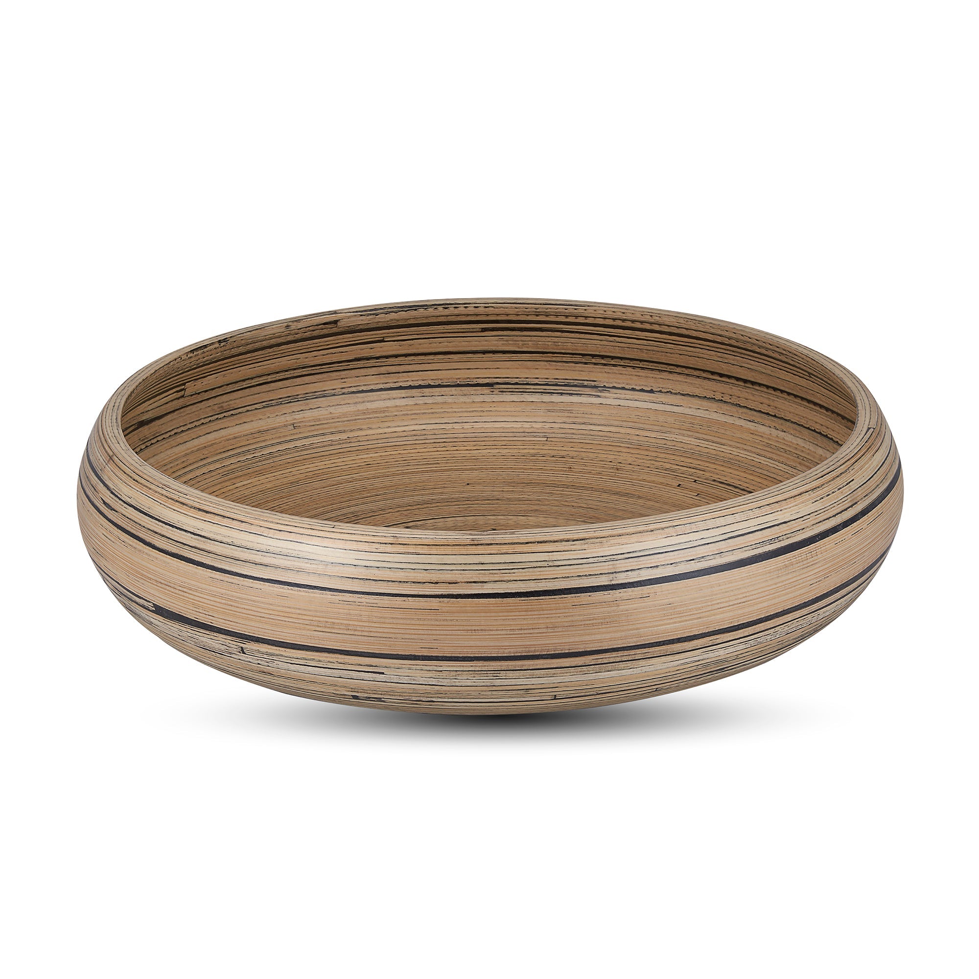 Lexa Bamboo Fruit Bowl, 12 Inch