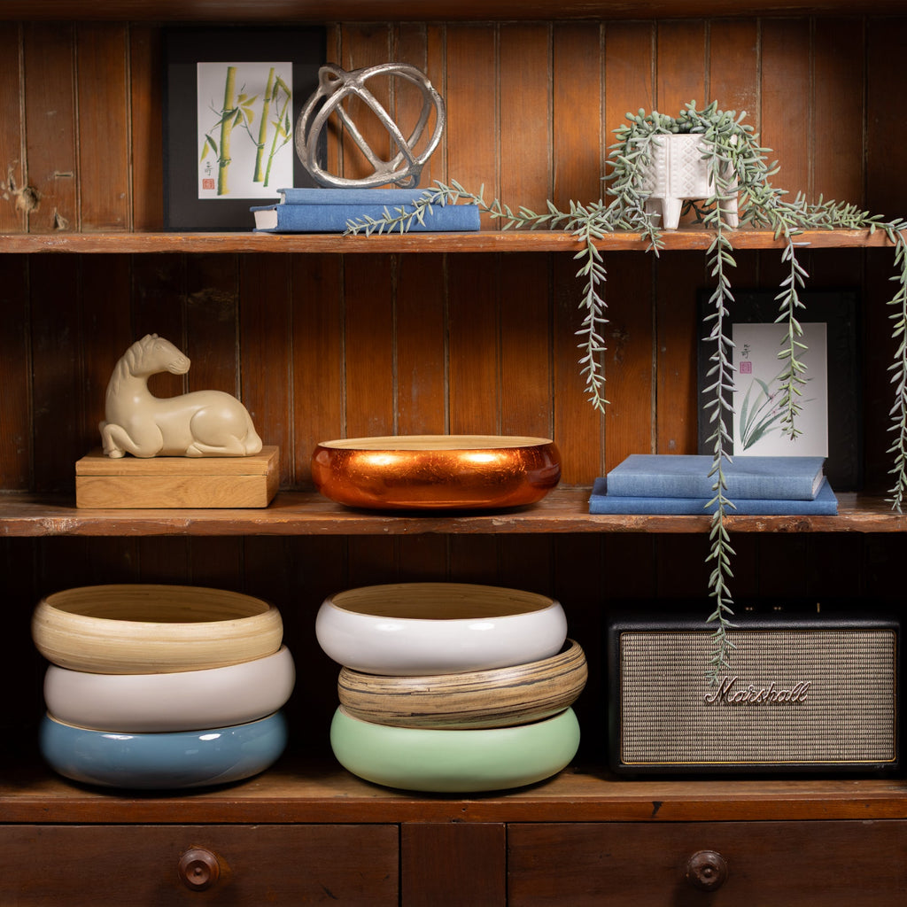 Lexa Bamboo Fruit Bowl, 12 Inch