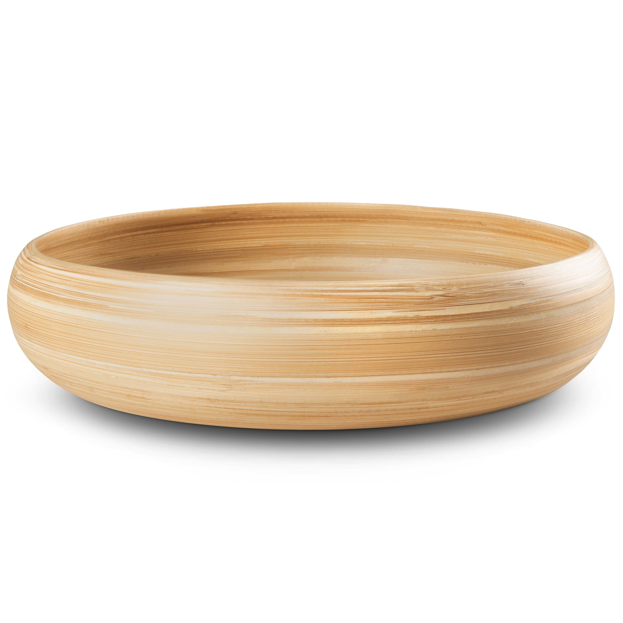 Lexa Bamboo Fruit Bowl, 12 Inch