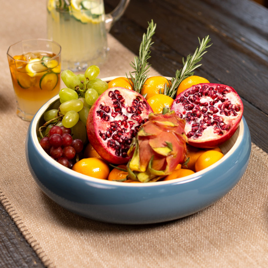 Lexa Bamboo Fruit Bowl, 12 Inch