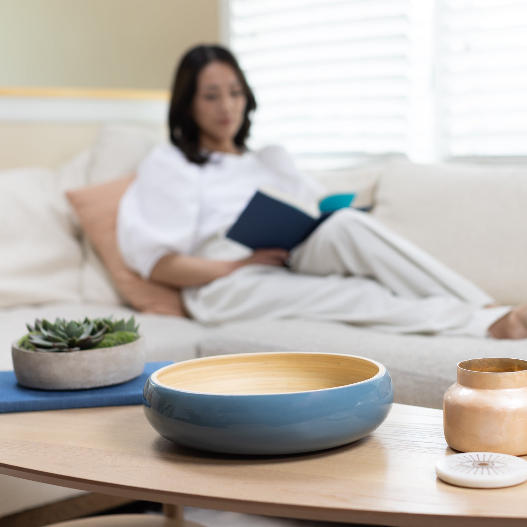 Lexa Bamboo Fruit Bowl, 12 Inch