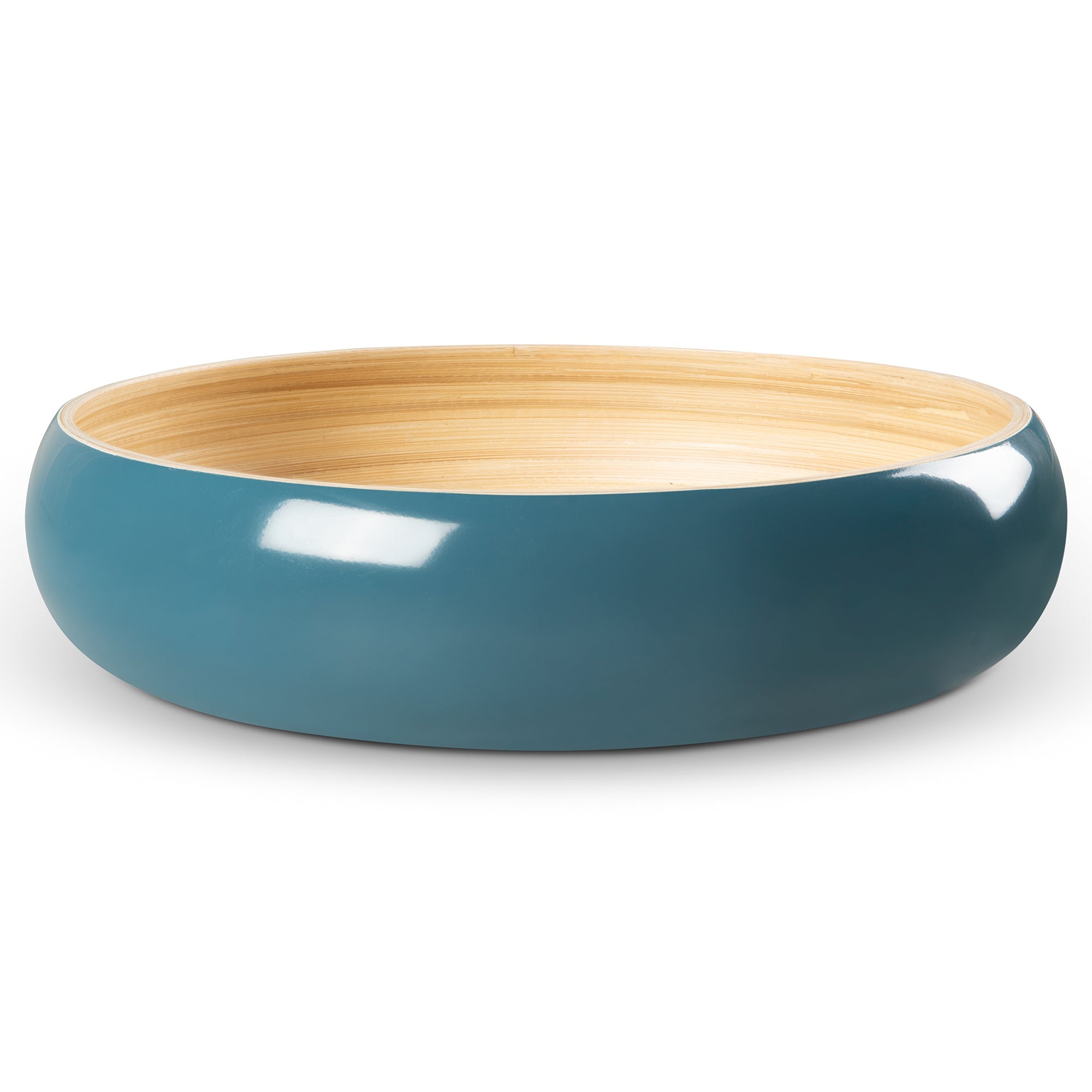 Lexa Bamboo Fruit Bowl, 12 Inch