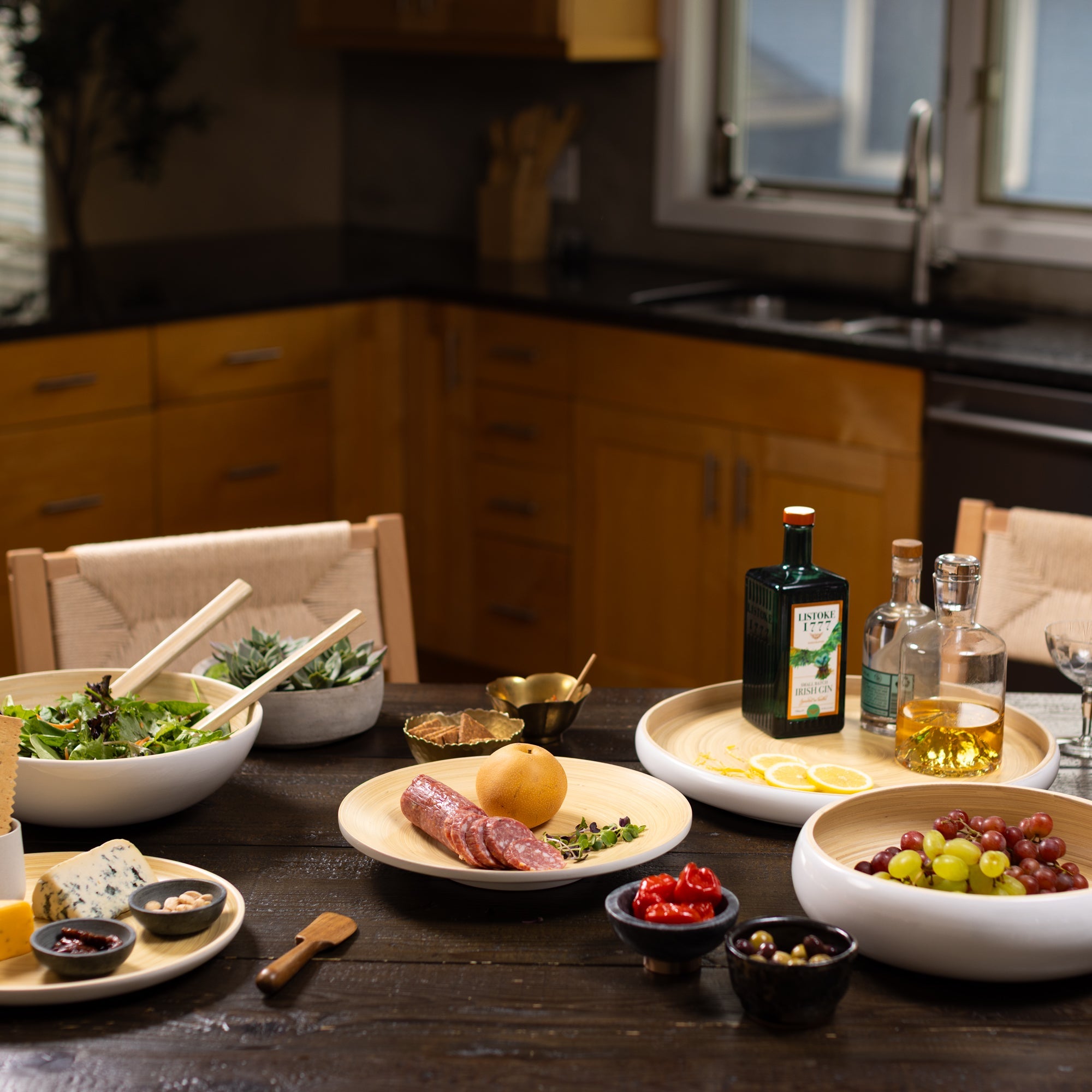 Lexa Bamboo Salad Bowl, 12 Inch