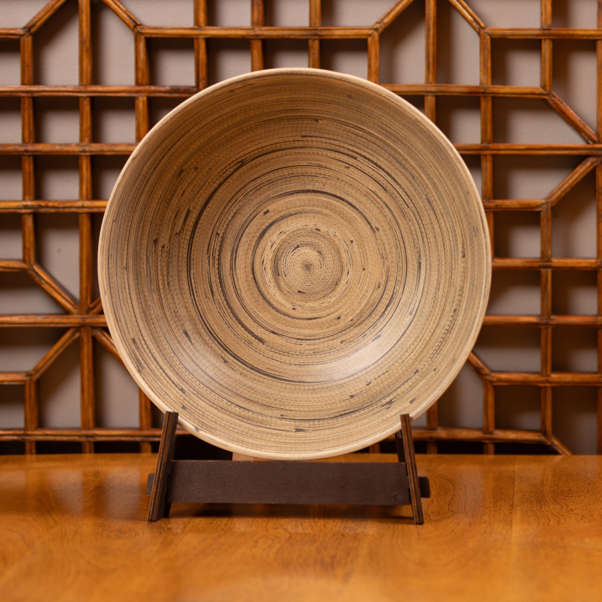 Lexa Bamboo Salad Bowl Set, 12 Inch