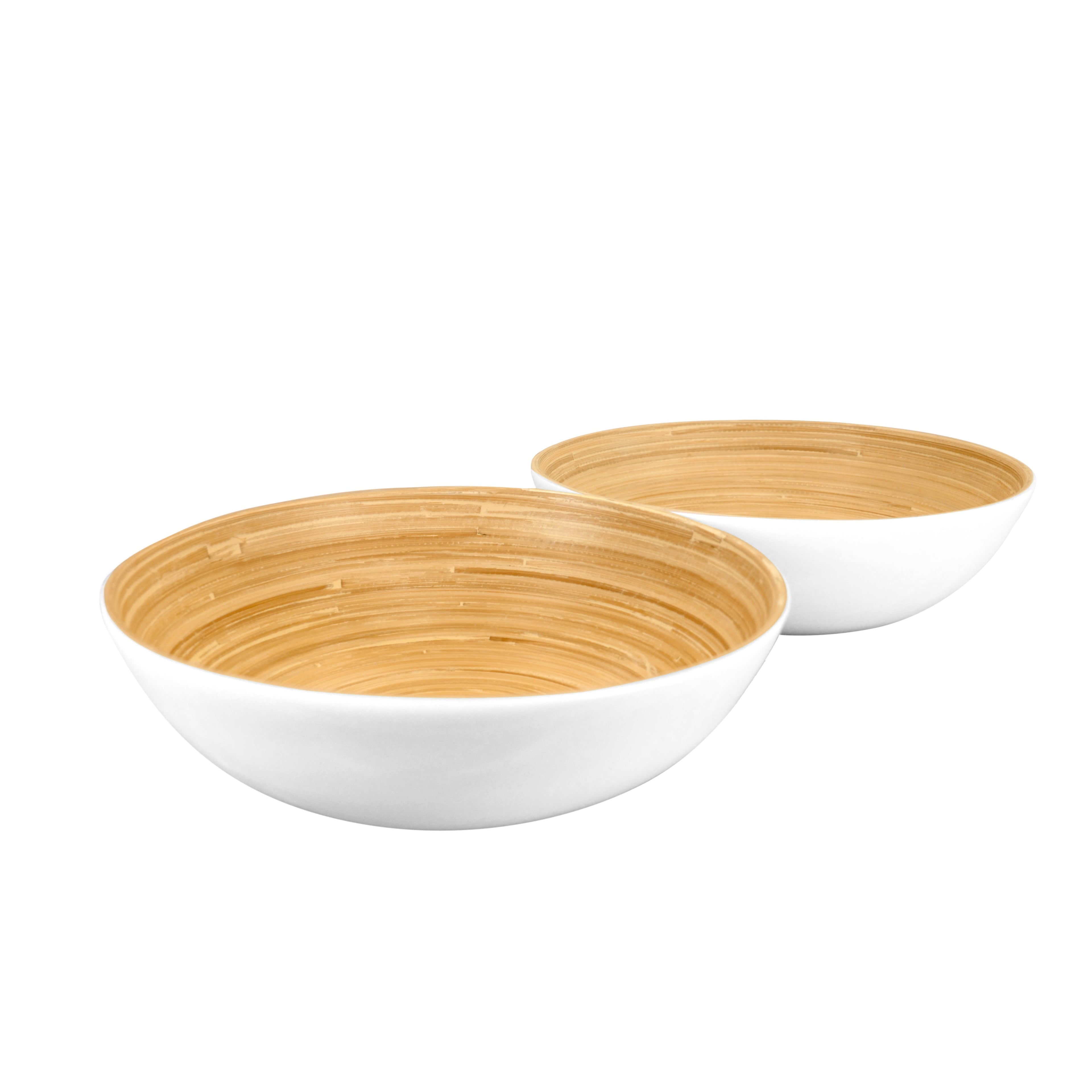 Lexa Bamboo Salad Bowl Set, 12 Inch