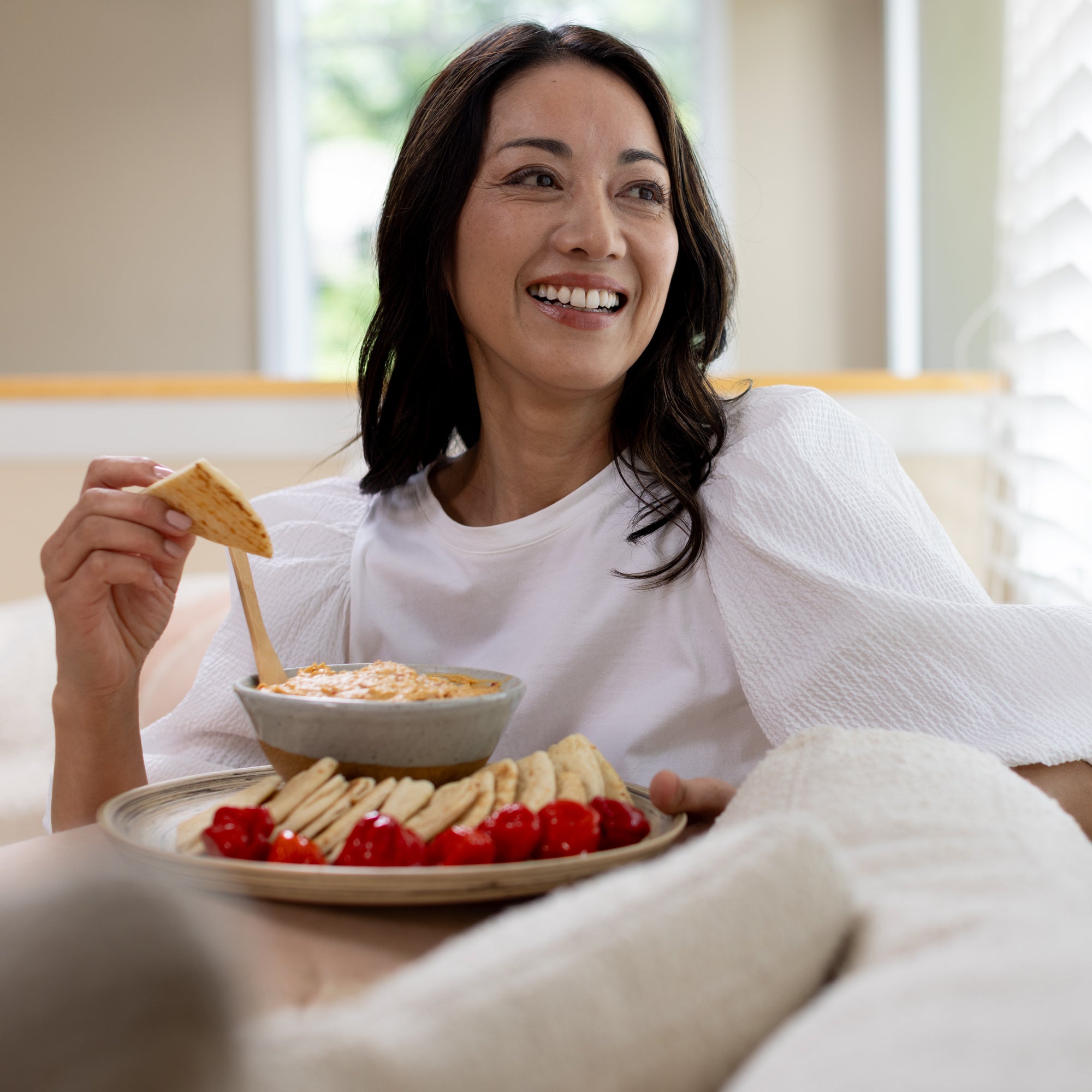 Lexa Bamboo Serving Plate Set, 12 Inch