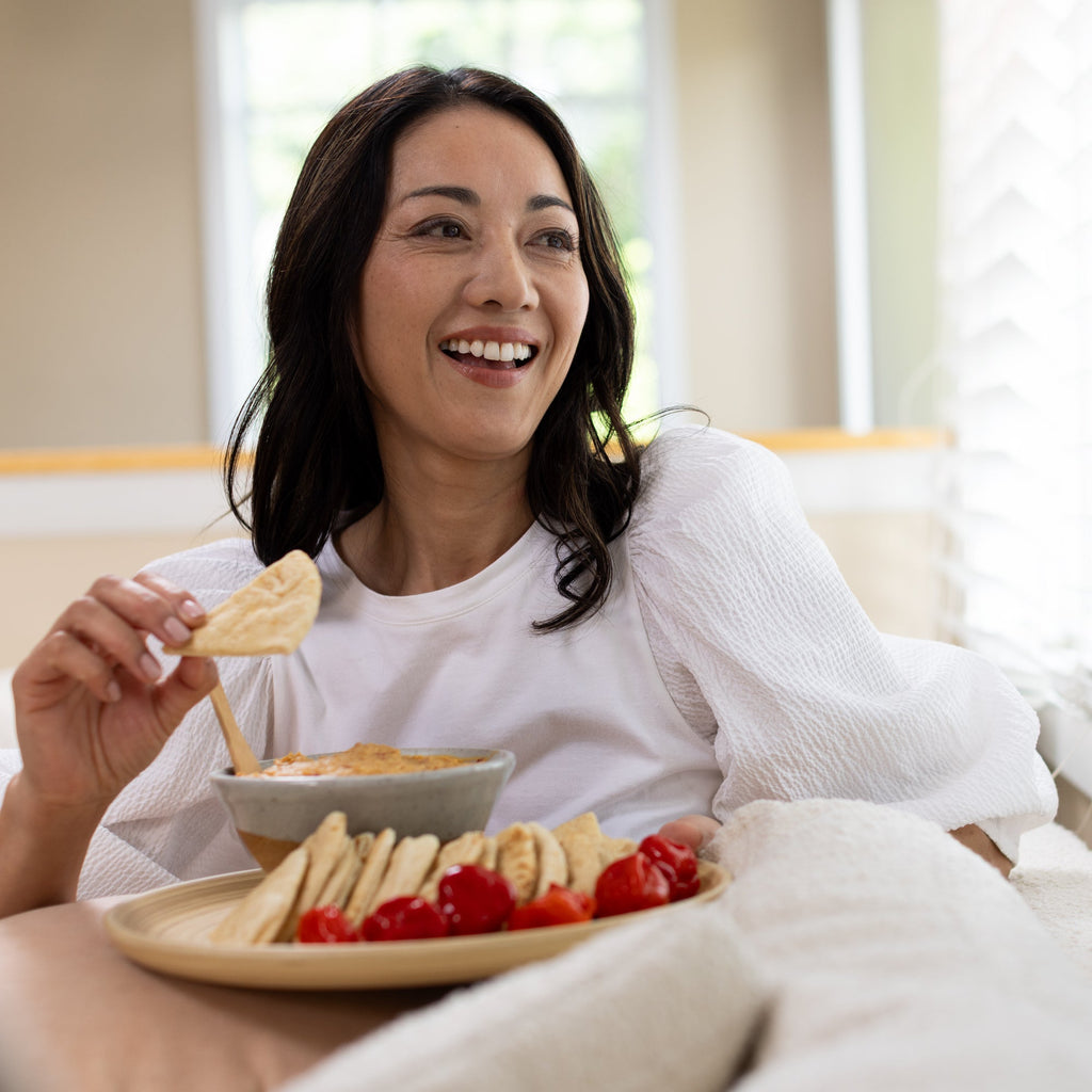 Lexa Bamboo Serving Plate Set, 12 Inch