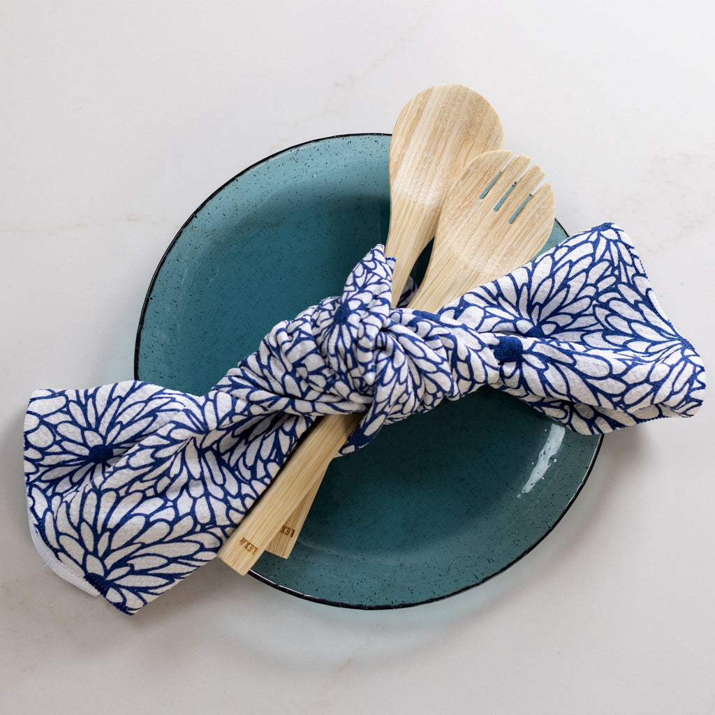 Lexa Bamboo Salad Utensil Set, 12 Inch, Natural Bamboo