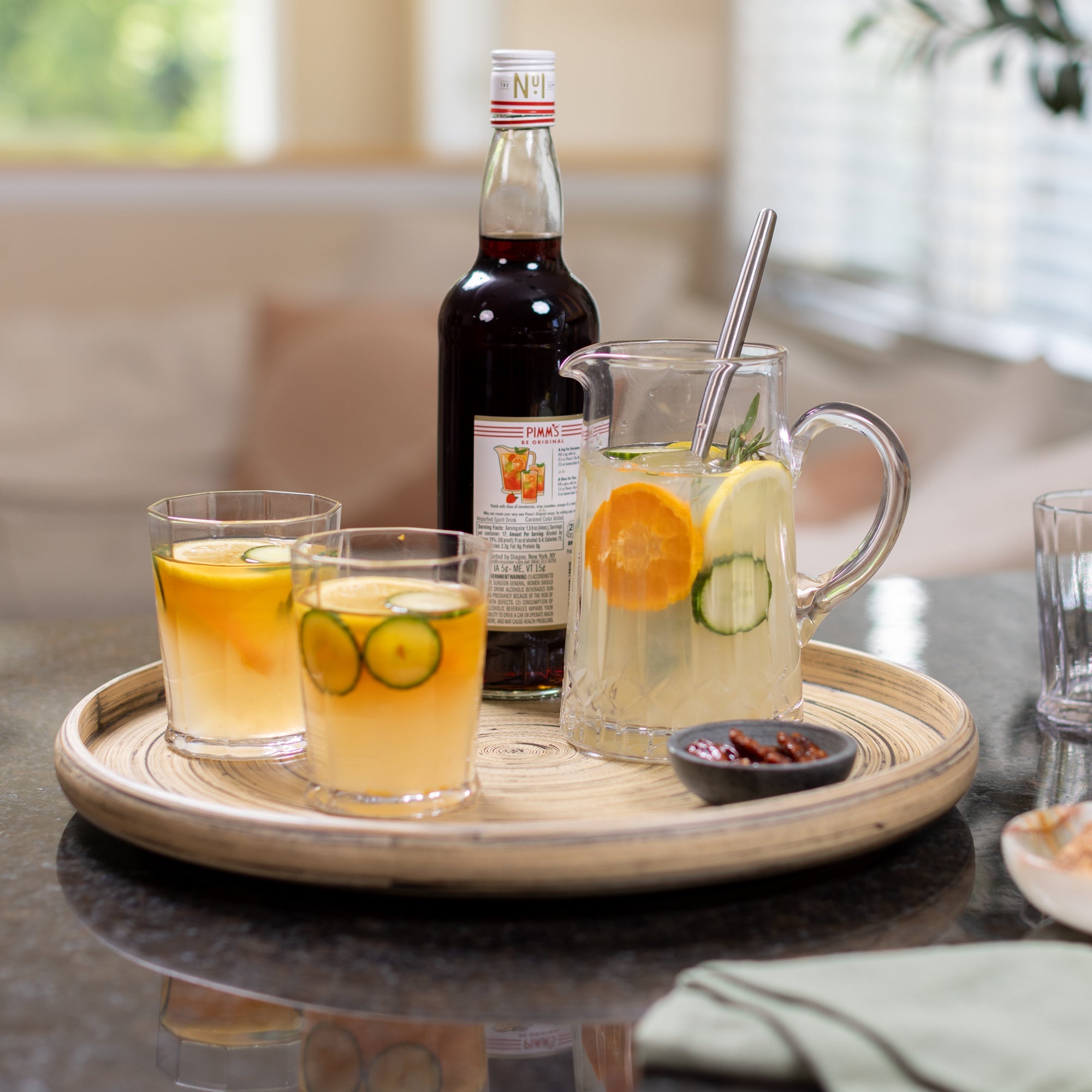 Lexa Bamboo Serving Tray, 16 Inch