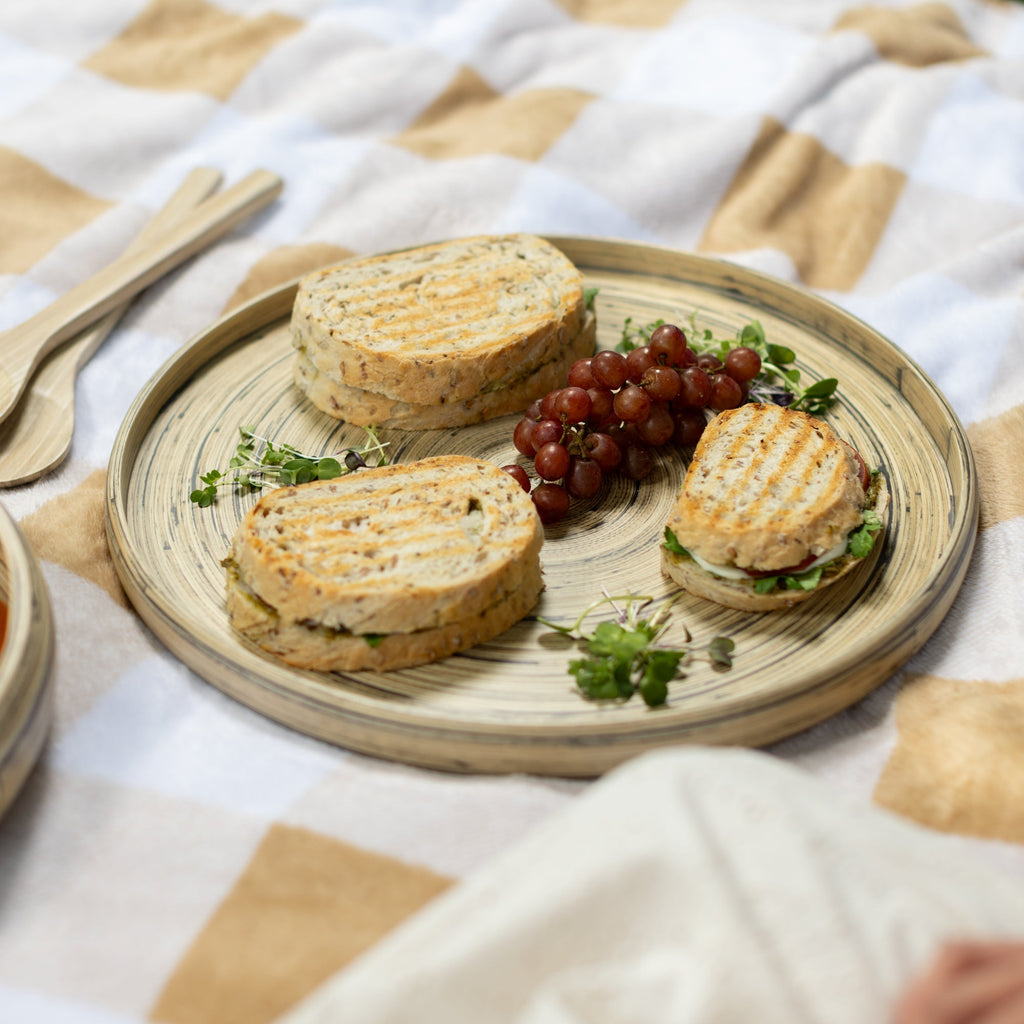 Lexa Bamboo Serving Tray, 16 Inch